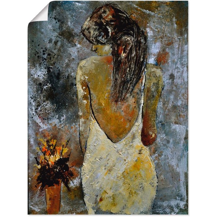 Artland Wandbild Junge Frau Frau (1 St) als Alubild Leinwandbild Wandaufkleber oder Poster in versch. Größen