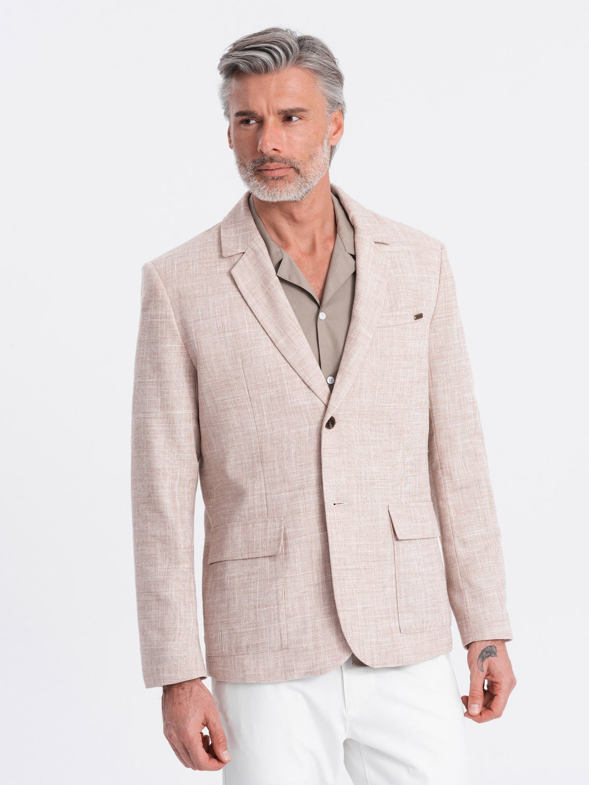 OMBRE Sakko Sakko mit Leinen im günstig online kaufen