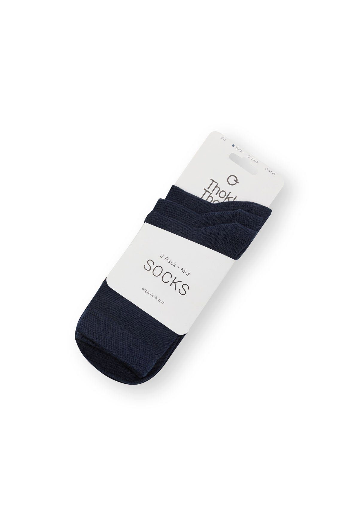 Socken Mid 3-Paar) ThokkThokk Midnight (Pack, Socks