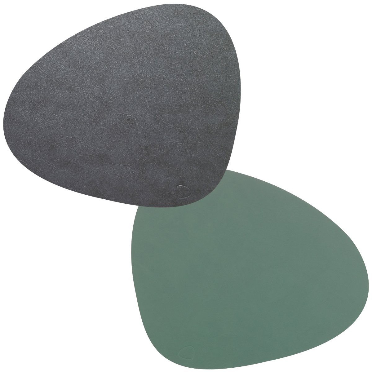 LIND DNA Platzset DOUBLE CLOUD/NUPO Tischset Curve L ant./pastellgr., Table Mat Curve L Double Cloud Ant./Nupo Past. Gr.