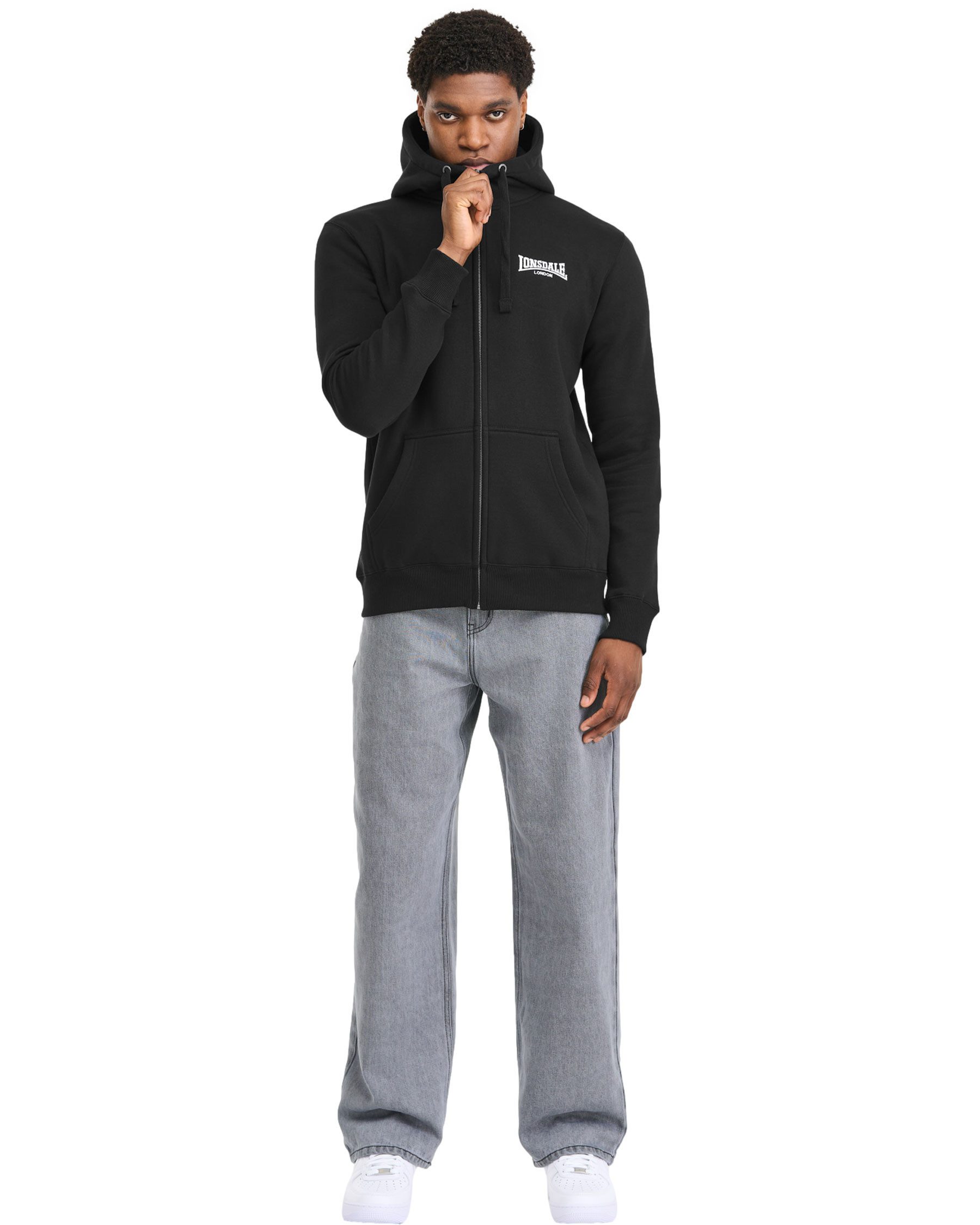 Lonsdale Kapuzensweatjacke Lonsdale Kapuzensweatjacke Burrard mit Kapuze