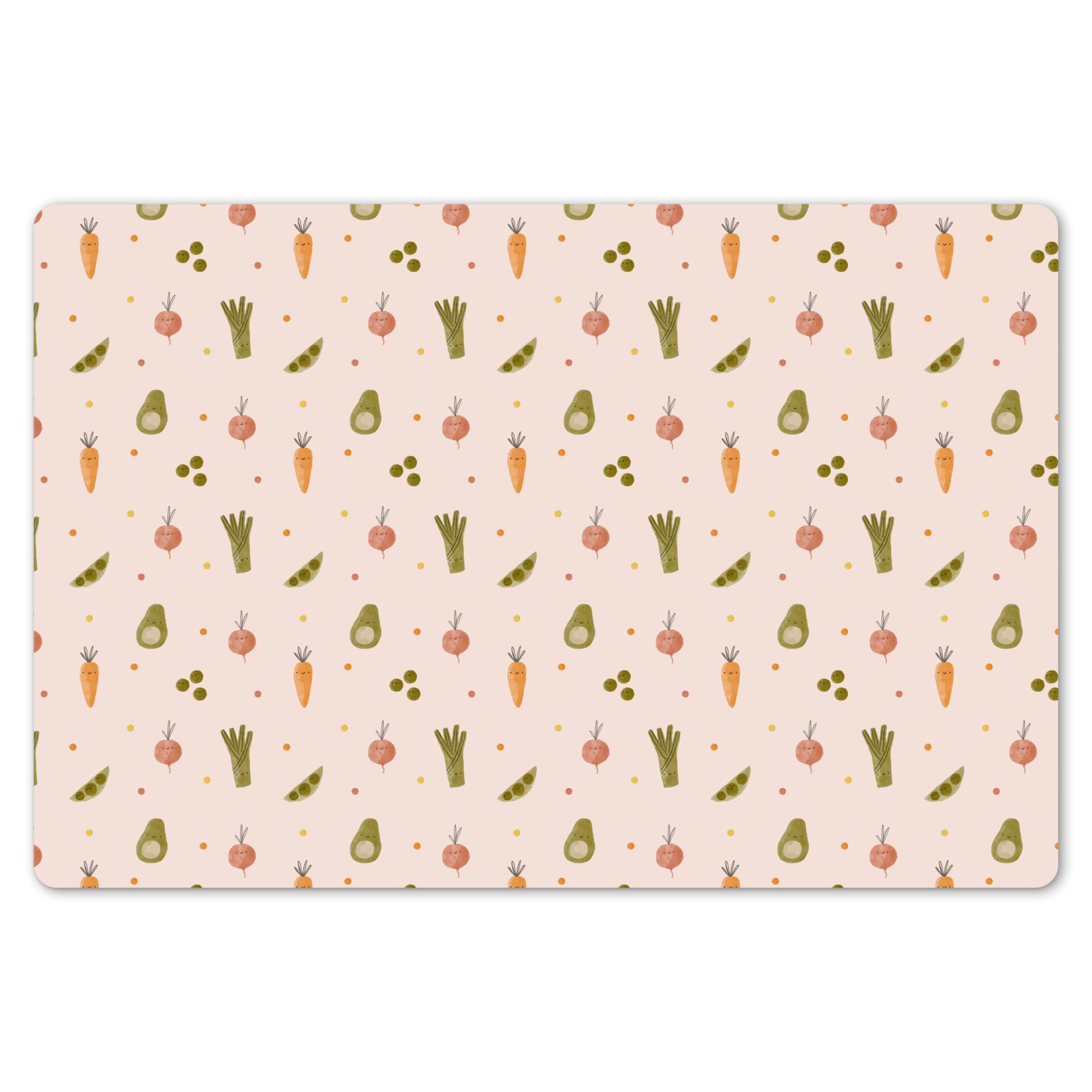 MuchoWow Platzset Gemüse - Pastell - günstig online kaufen
