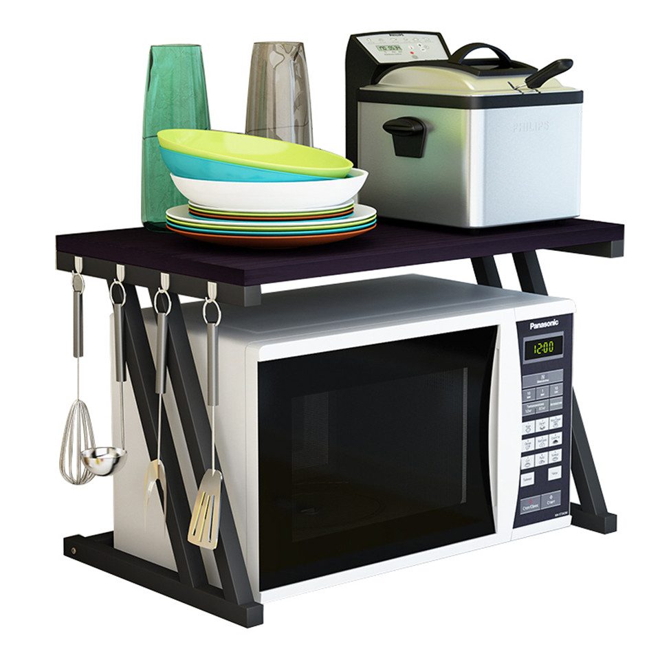 JEOBEST Regalelement Mikrowellenregal Organizer Küche, Mikrowellen Ständer günstig online kaufen