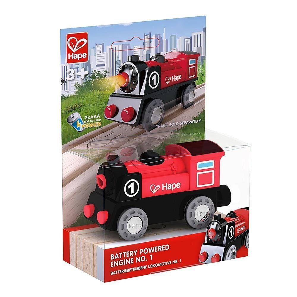 Hape Spielzeug-Eisenbahn E3703, Batteriebetrieben, für Holzschienen