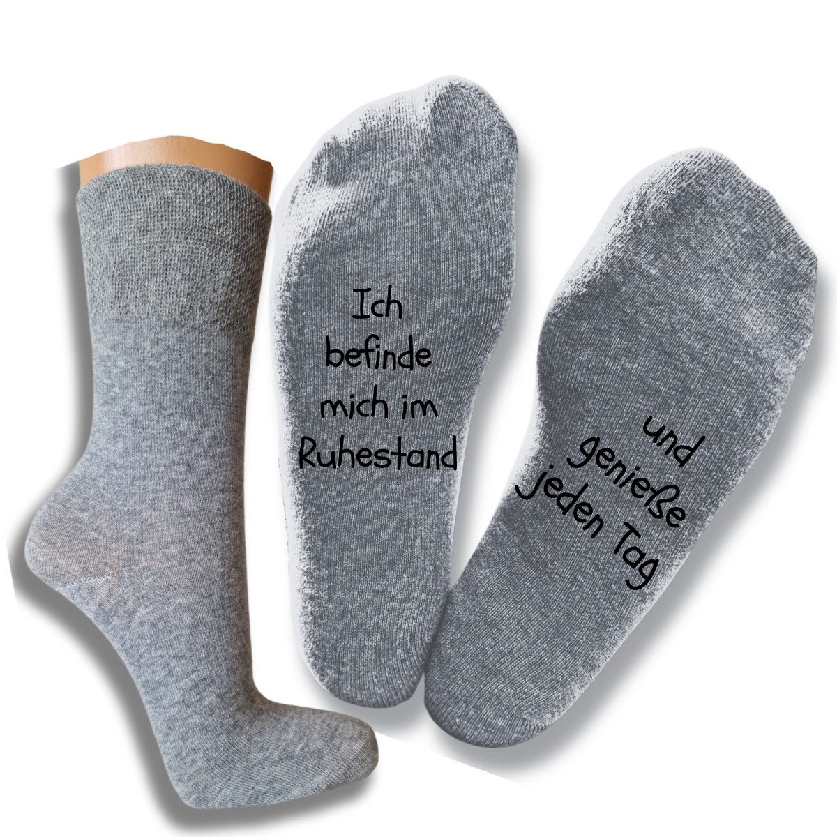 bentini Basicsocken Sprüche Socken für Rentner günstig online kaufen