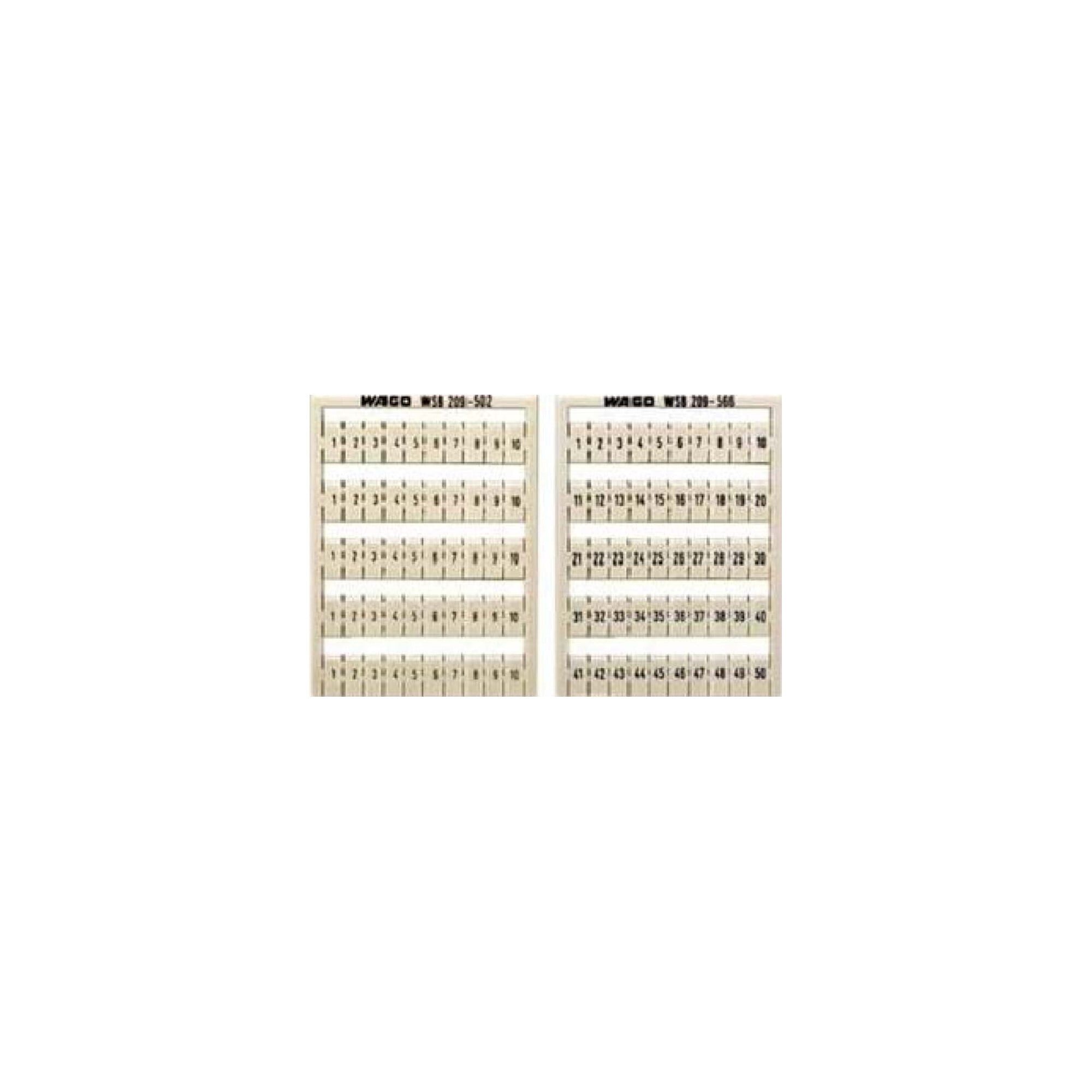 WAGO Versandkarton WAGO GmbH& Co. KG WSB-Bezeichnungssystem W: 51-100 (2x) 209-507