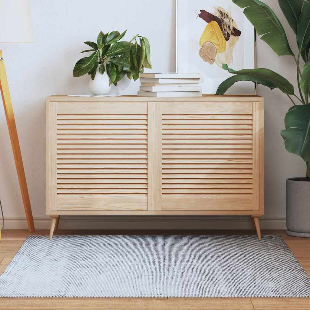 vidaXL Schranktür vidaXL Lamellierte Türen mit Tür 2 Stk. Natur 69 x 49,4 cm