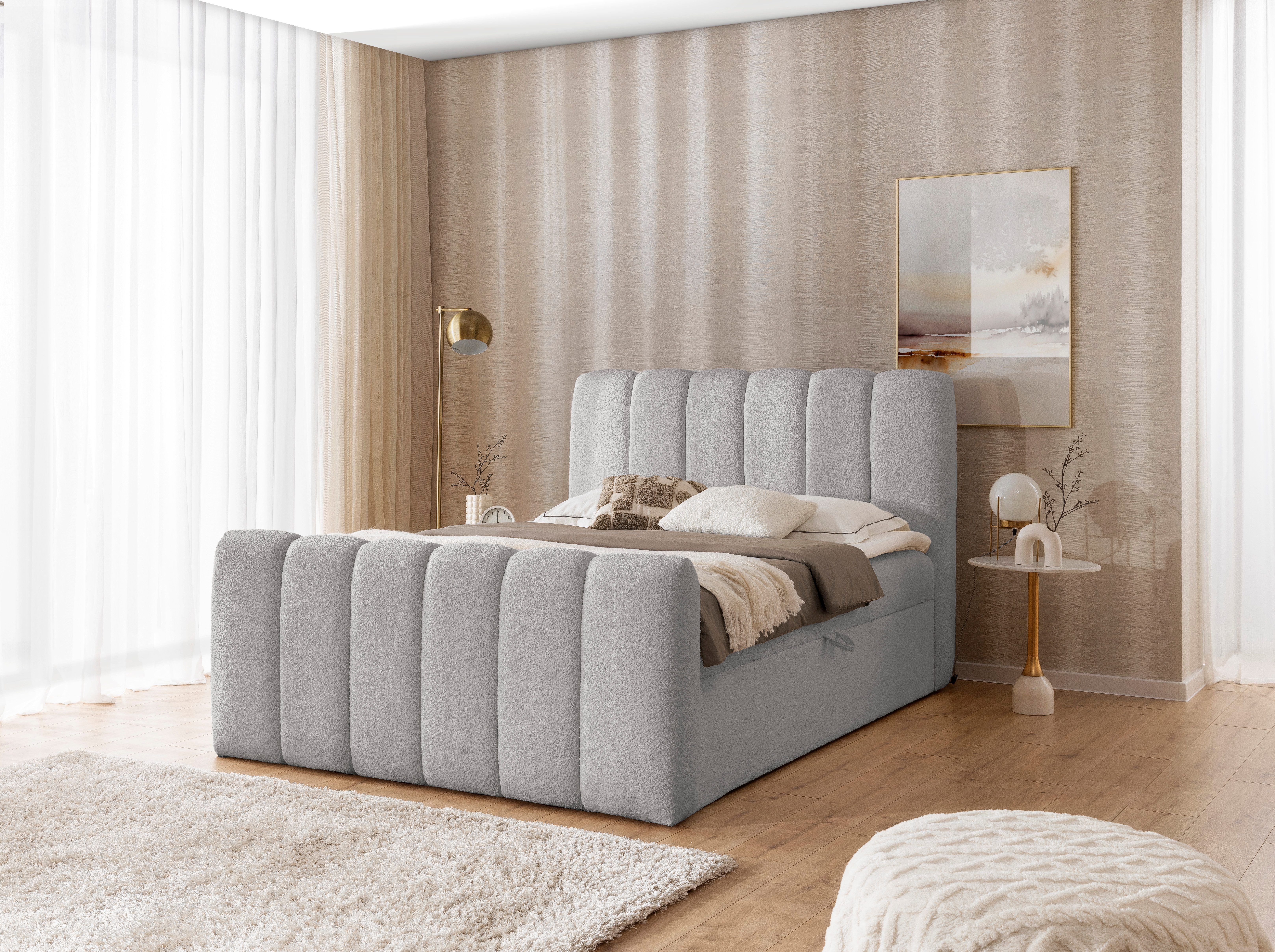 yourhouse24 Boxspringbett Chloe (Boxspringbett mit Matratze günstig online kaufen
