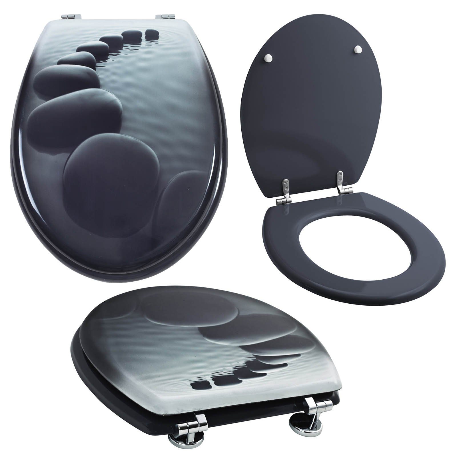 Grafner WC-Sitz WC-Sitz aus MDF Toilettensitz günstig online kaufen