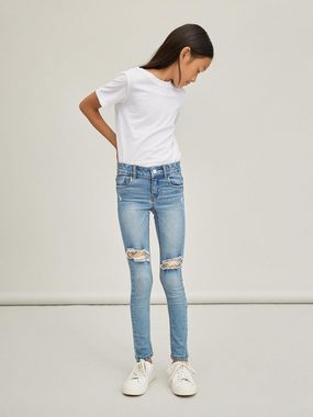 Name It Skinny-fit-Jeans Name It Mädchen Stretch Jeans aus Bio-Baumwolle