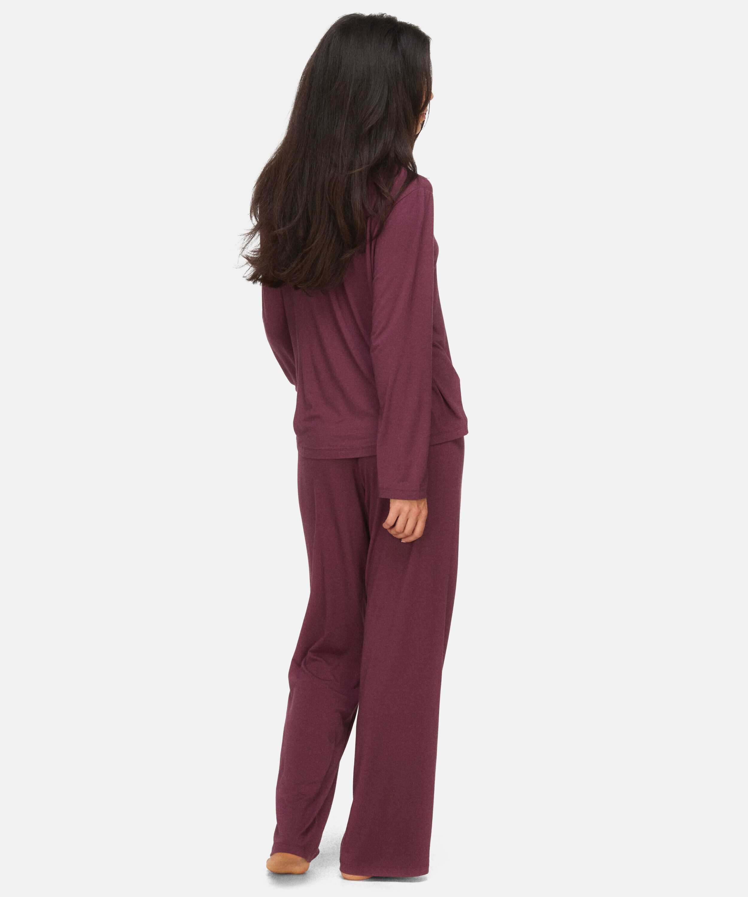Hunkemöller Pyjama Essential Jersey Long-Sleeved Jacket – Bild 4 von 5