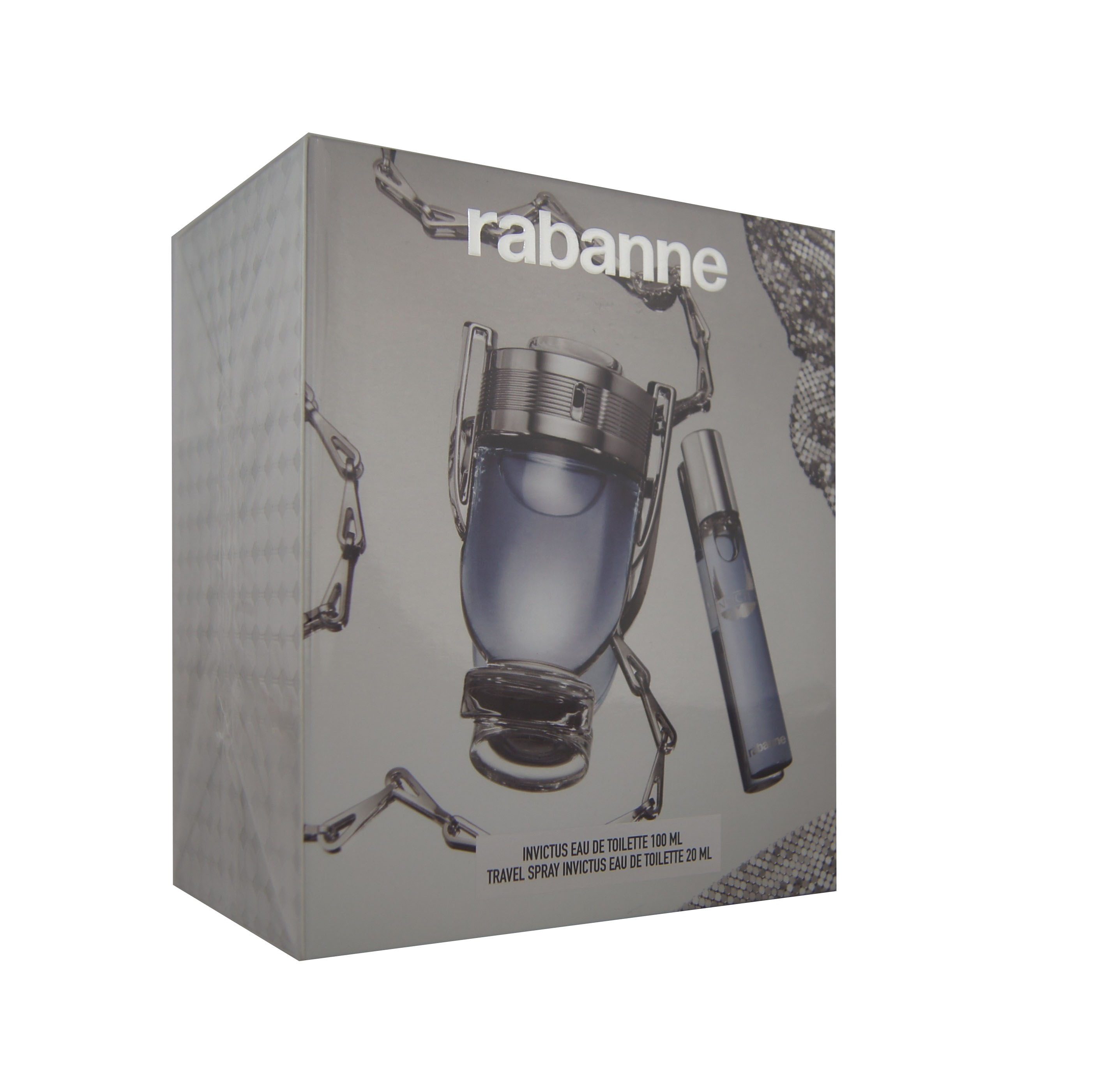 paco rabanne Duft-Set Paco Rabanne Invictus Eau de Toilette edt 100ml + Eau de Toilette 20ml, 1-tlg.