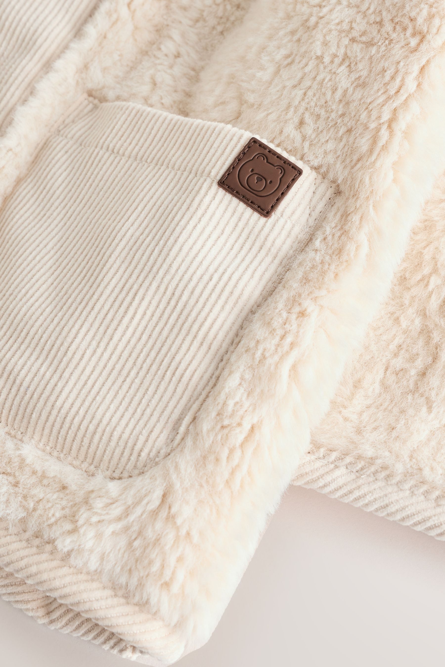 Next Kapuzenfleecejacke Fleecejacke mit Kapuze (1-St) – Bild 5 von 5