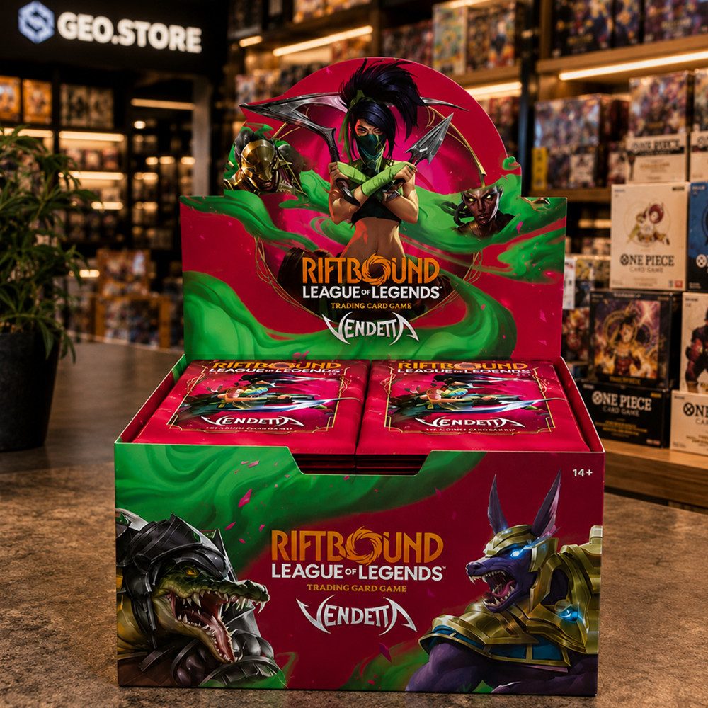 League of Legends Sammelkarte Riftbound League of Legends Vendetta Booster Display Englisch