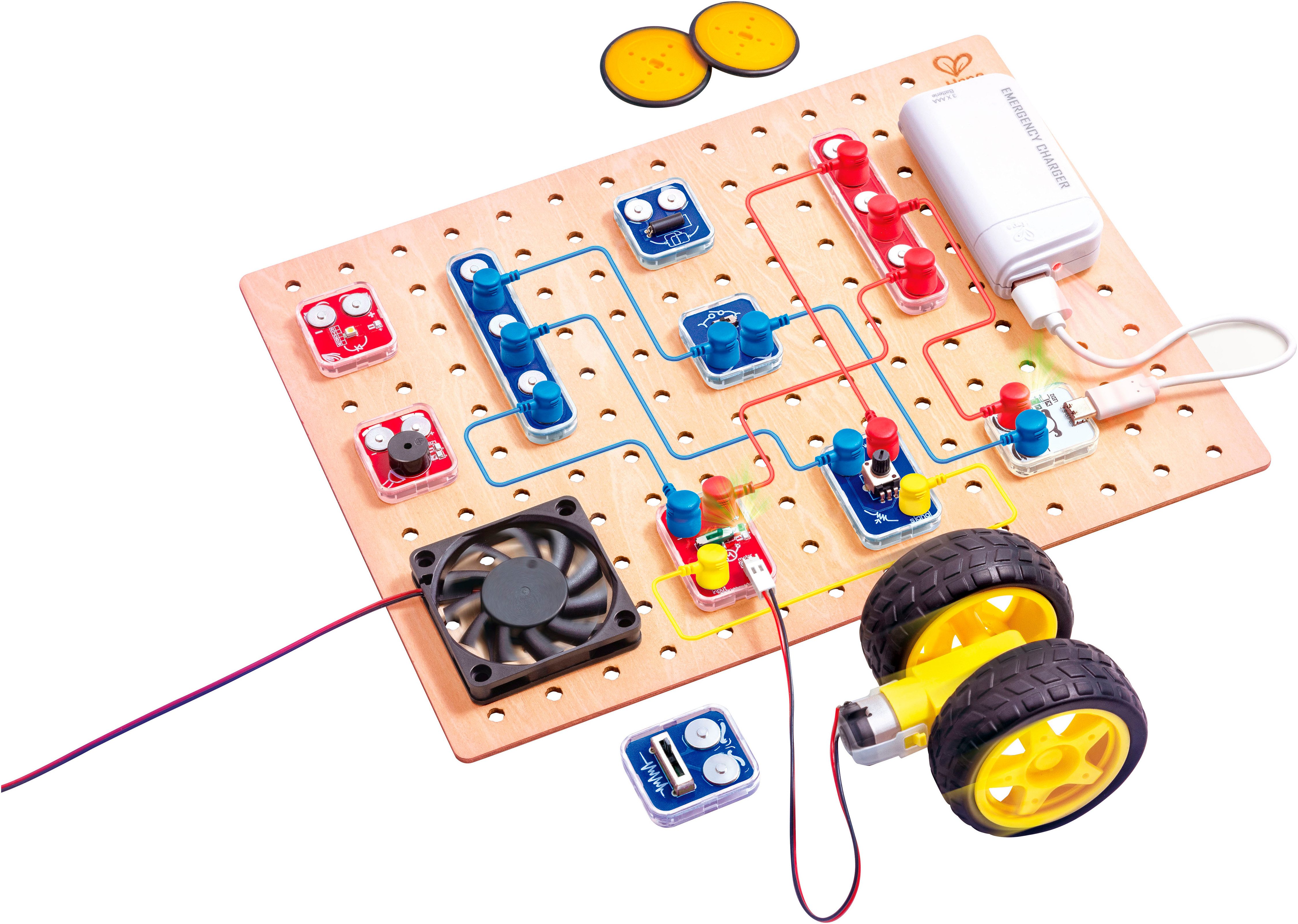 Hape Experimentierkasten Forscher Schaltkreise-Set Basic