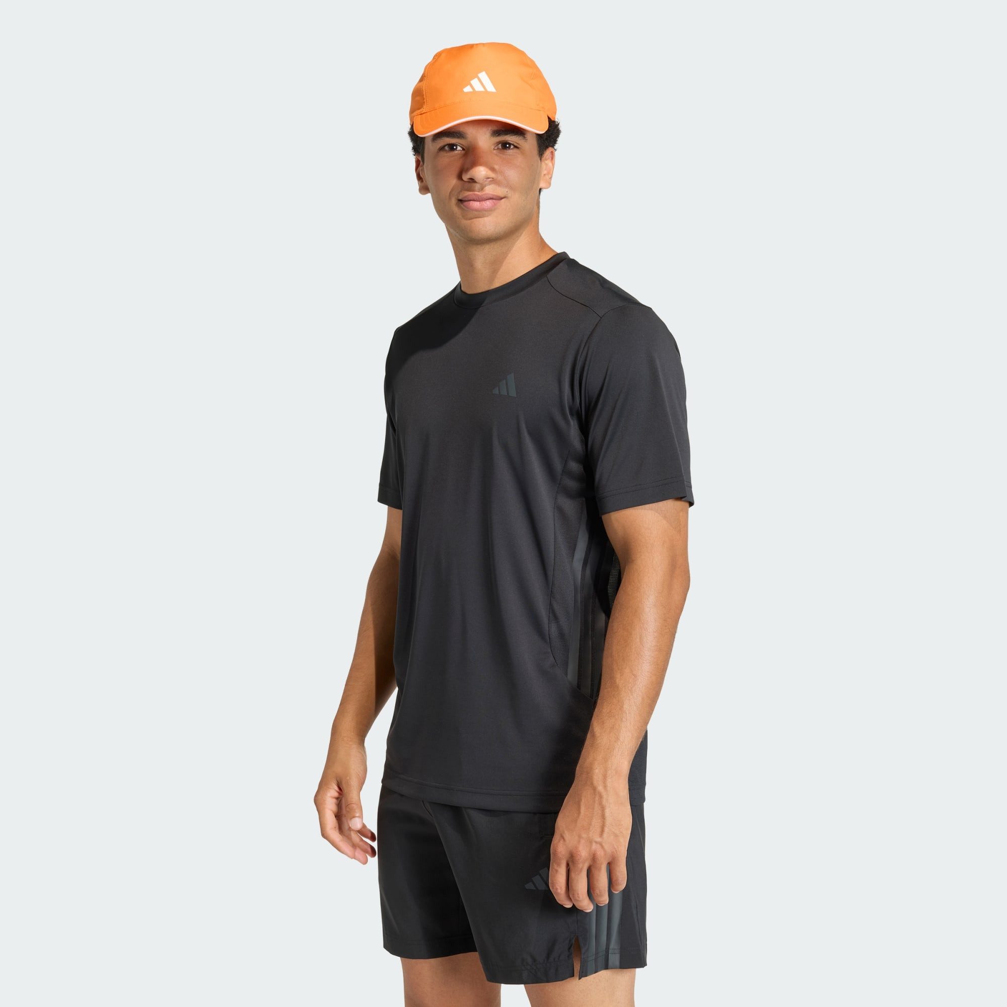 adidas Performance Trainingsshirt TECH ESSENTIALS WORKOUT 3-STREIFEN T-SHIR günstig online kaufen