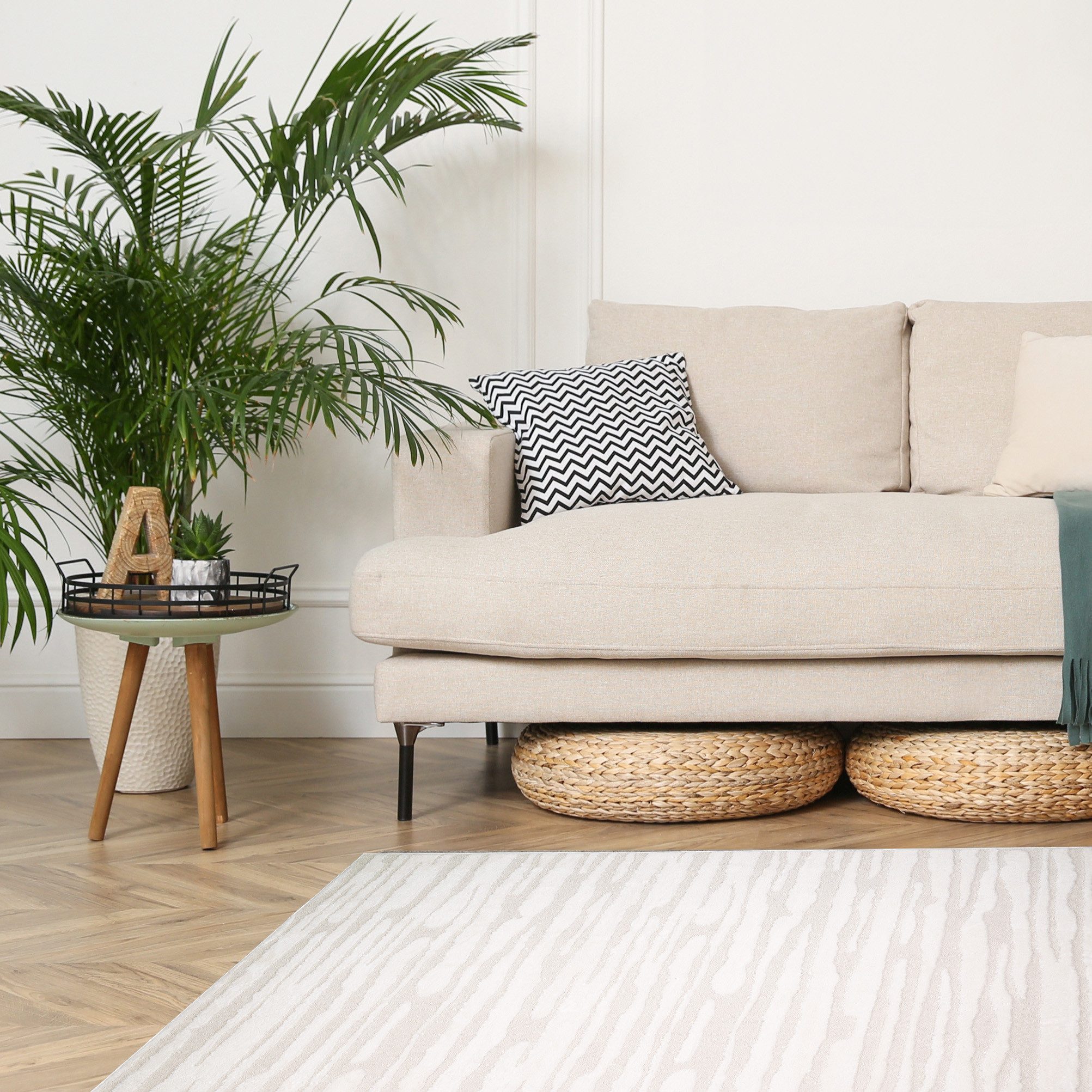 ArtUniverse Hochflor-Teppich 3D Hoch-Tief Teppich BEACH, günstig online kaufen