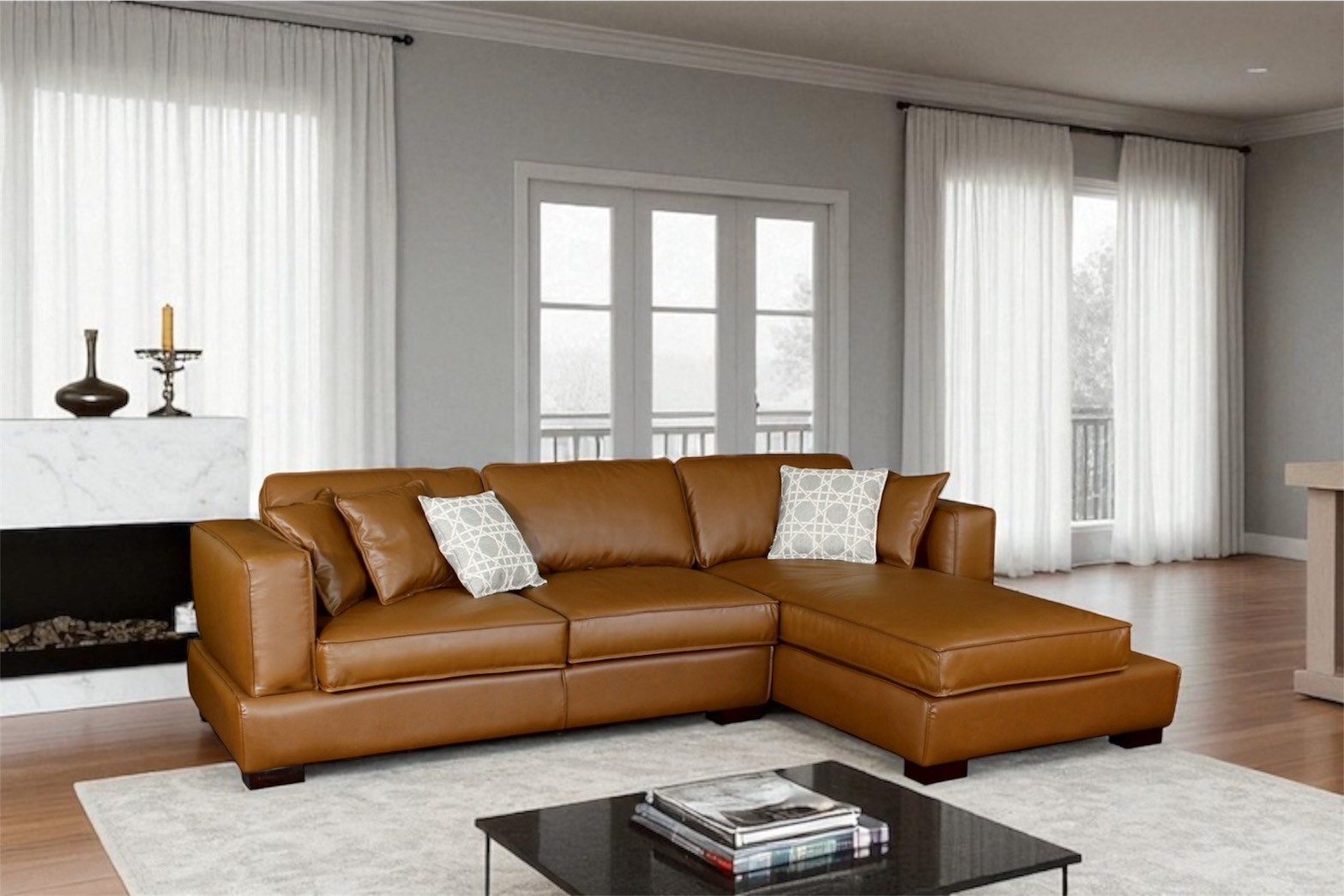 Salottini Ecksofa Designer Ecksofa Modell Deluxe Eckcouch Deluxe, mit Relaxfunktion