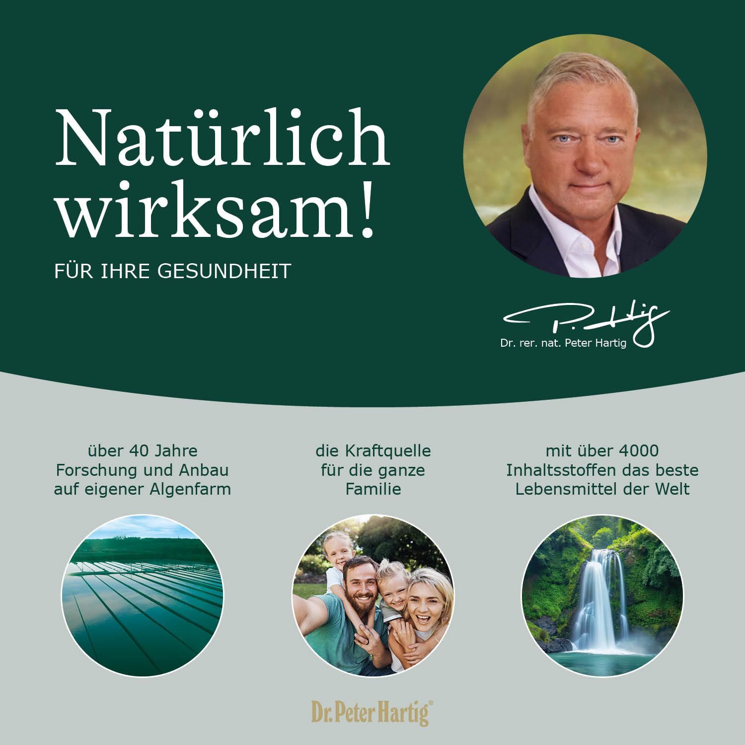 Dr. Peter Hartig Spirulina Premium, Mikroalgenpulver, Nährstoffe, Superfood, vegan, Presslinge, 720 Presslinge, à 144 g, Spirulina Premium 720 Presslinge Mikroalgenpulver Magnesium Calcium