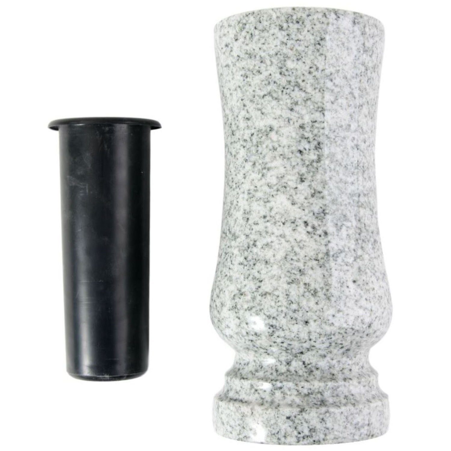 KOKA Dekoobjekt Grab-Vase Granit Viscont White günstig online kaufen