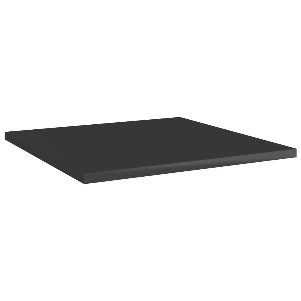 vidaXL Einlegeboden in Hochglanz-Schwarz. Abmessungen (LxBxH) 40x40x1,5 cm (8er-Set)