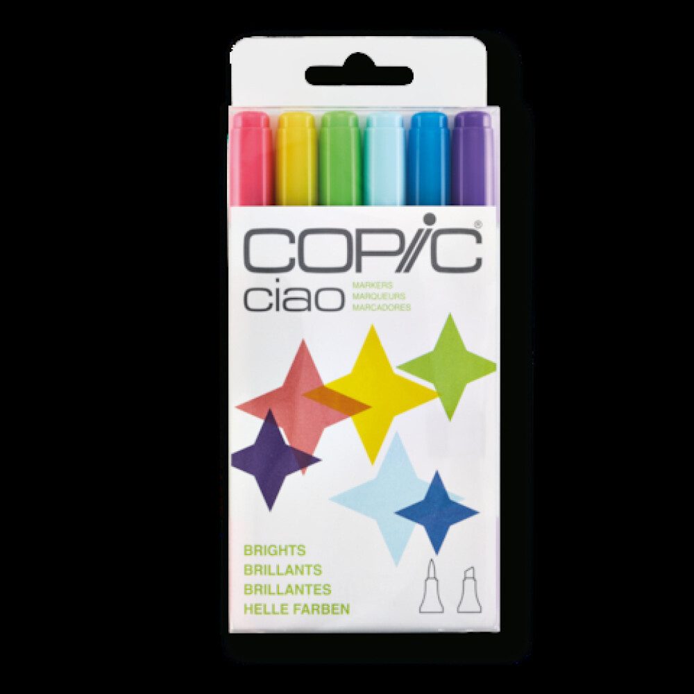 Marker Ciao 6er Set Helle Farben