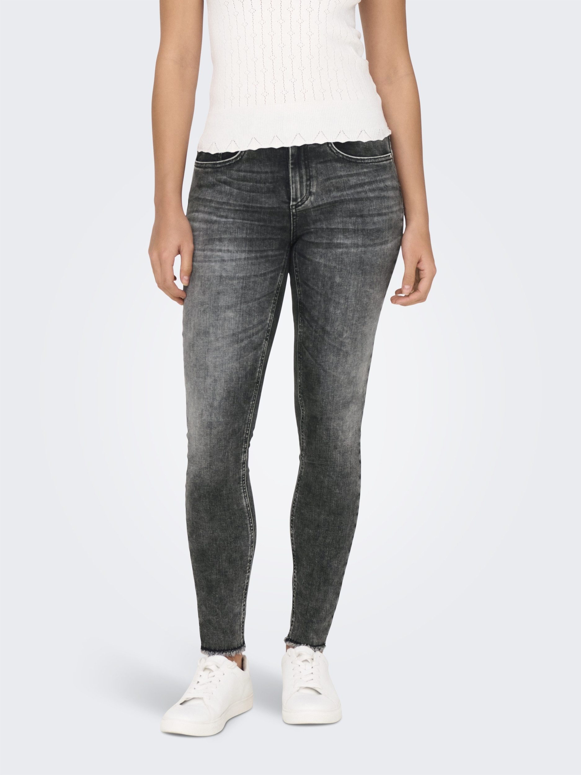 Bequeme Jeans ONLBLUSH MID SK ANKLE RW DNM DOT227