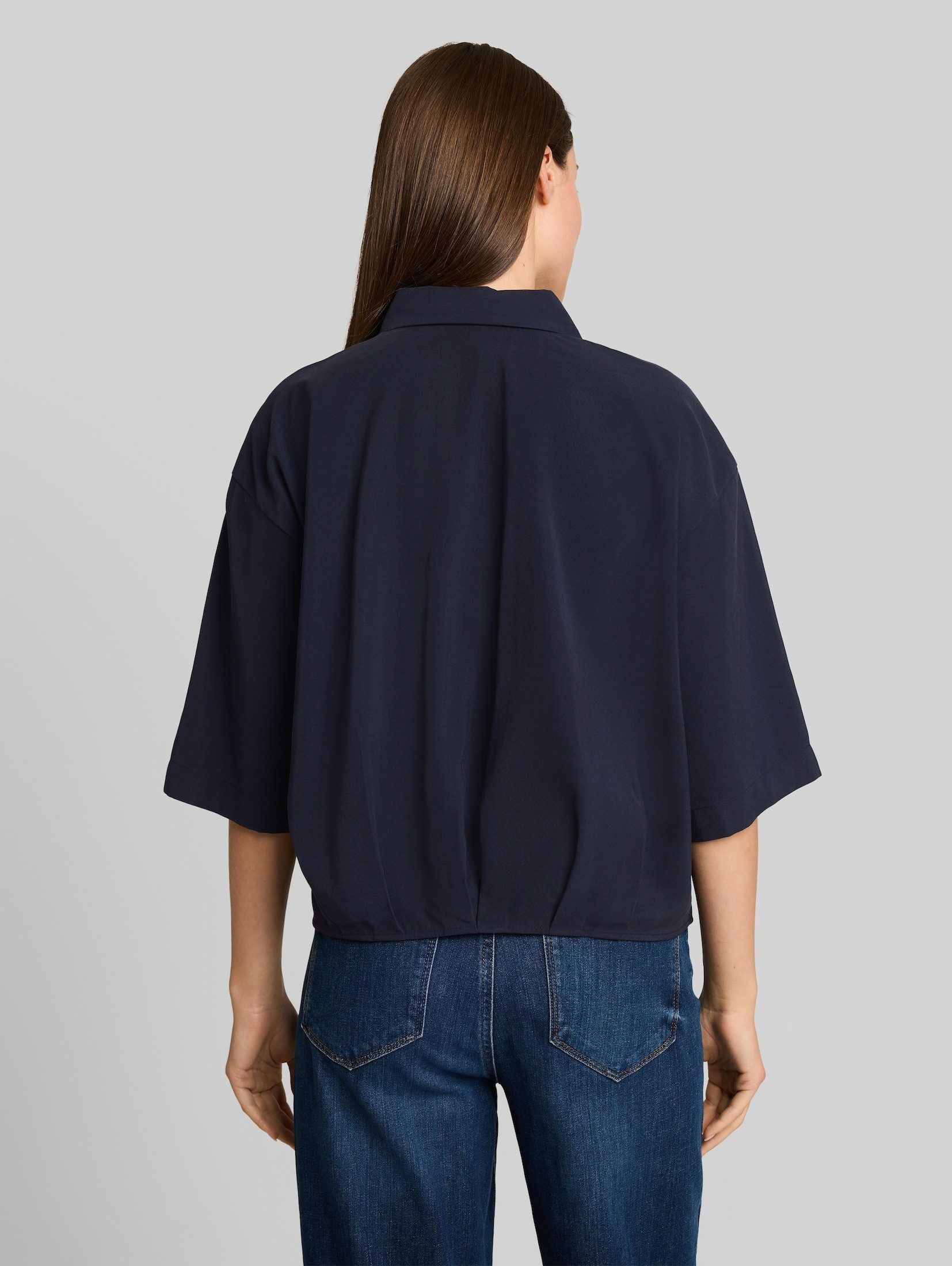 TOM TAILOR Langarmbluse Blusen & Shirts Oversize Hemdbluse mit 3/4-Arm