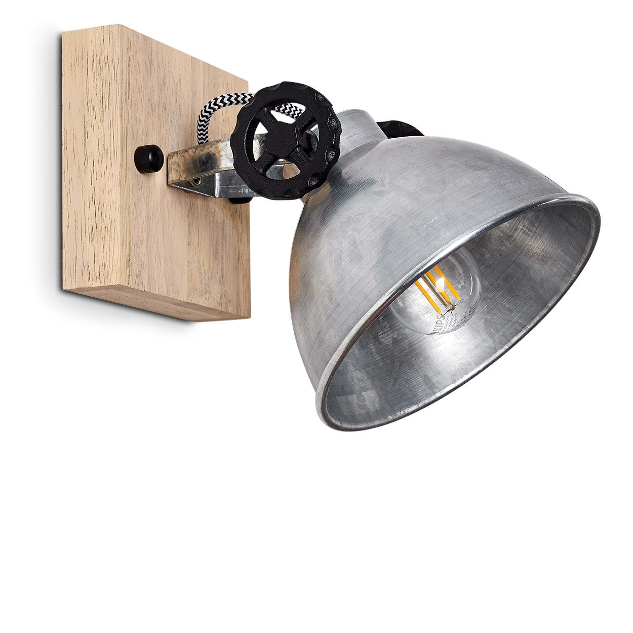 hofstein Deckenleuchte »Mot« Wandlampe aus Metall günstig online kaufen