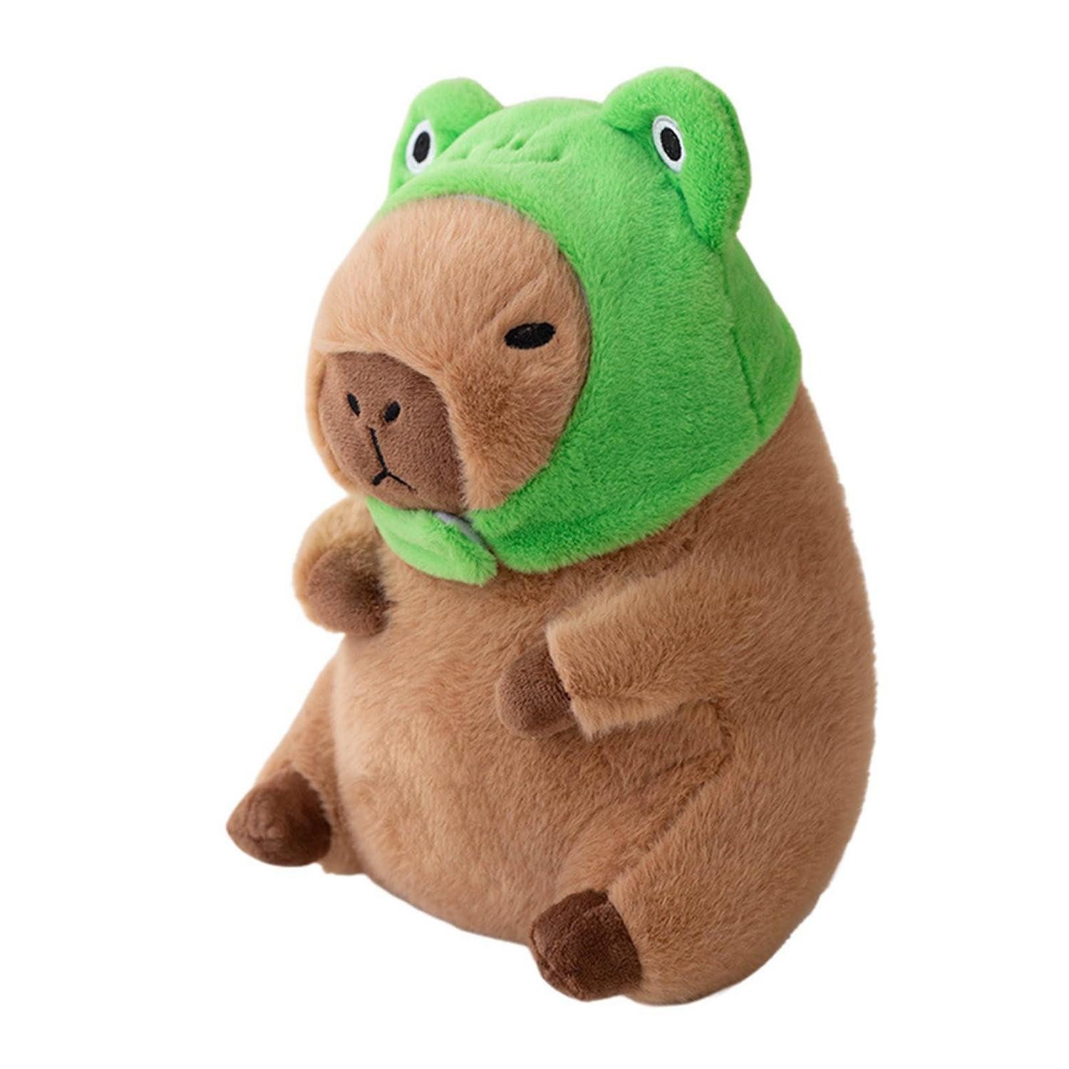 LuxusKollektion Kuscheltier Plüschtier Capybara Kuscheltier Stofftier Kawaii Spielzeug Frosch 35cm (1-St)