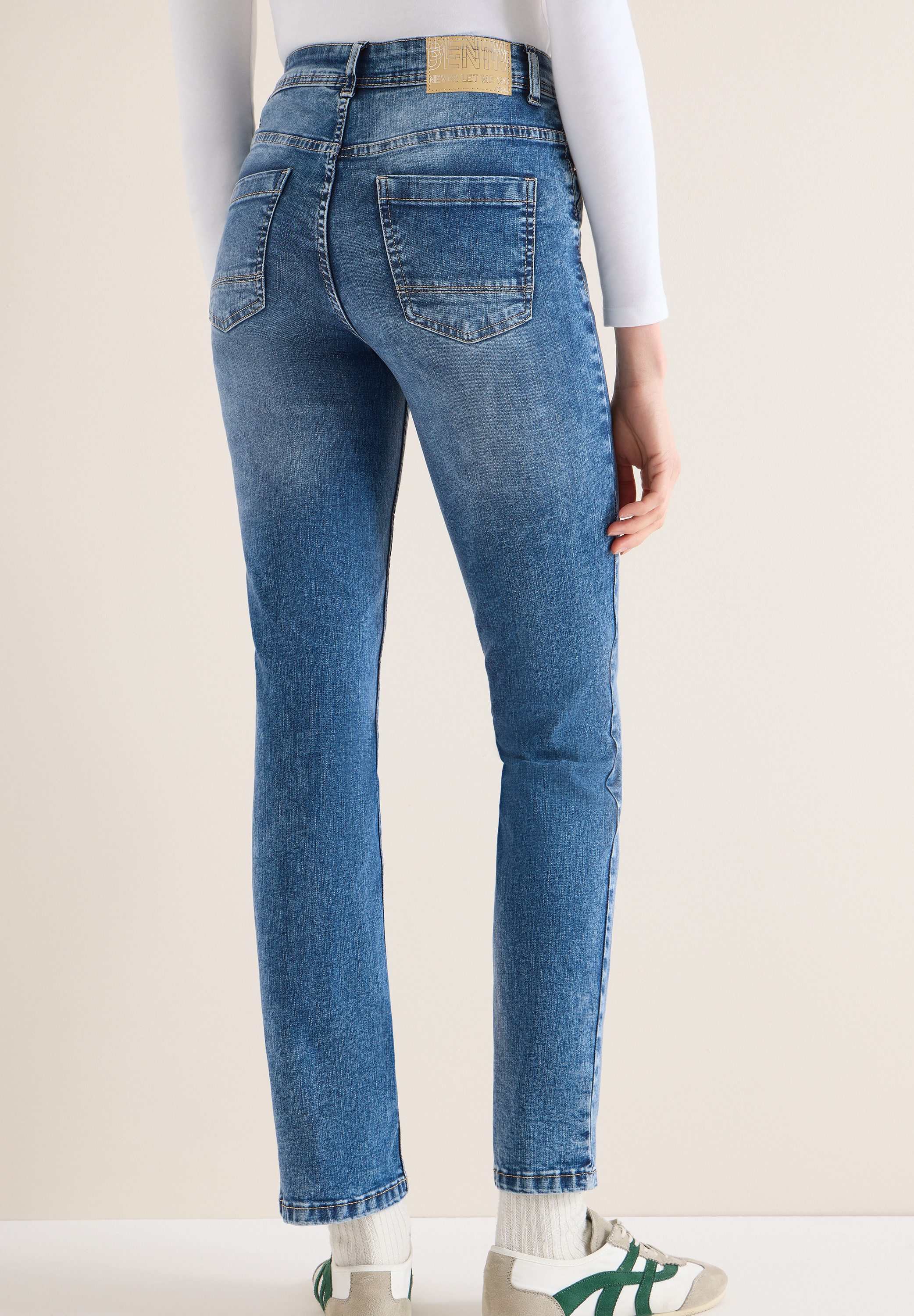 CECIL Straight-Jeans Style Toronto mit Stretch