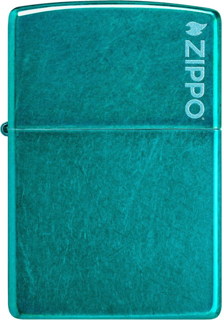 Zippo Feuerzeug Zippo Benzinfeuerzeug Candy Teal, Türkis (1-St), Benzinbetrieben