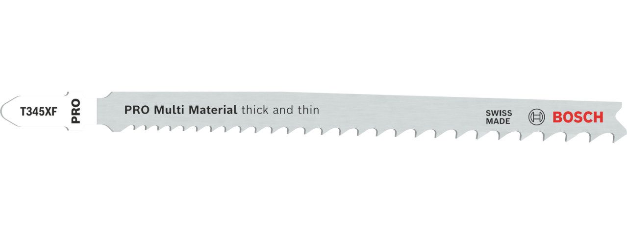 BOSCH Schleifpapier Bosch PRO Stichsägeblatt Multi Material T345XF