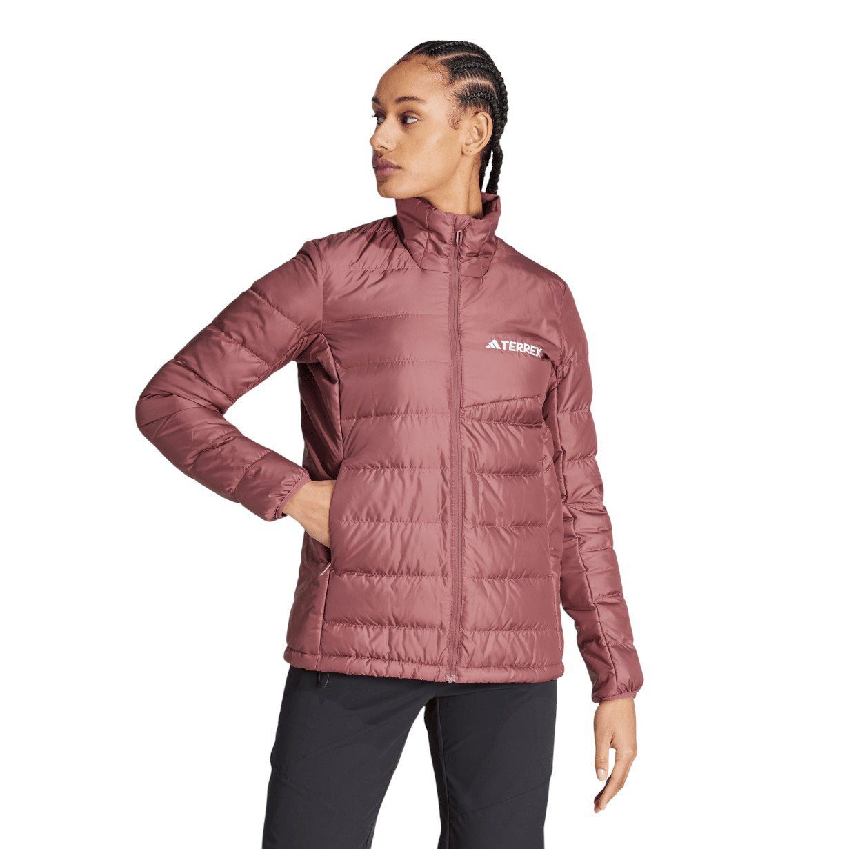 adidas Performance Funktionsjacke Daunenjacke Terrex Multi Light burgundrot günstig online kaufen