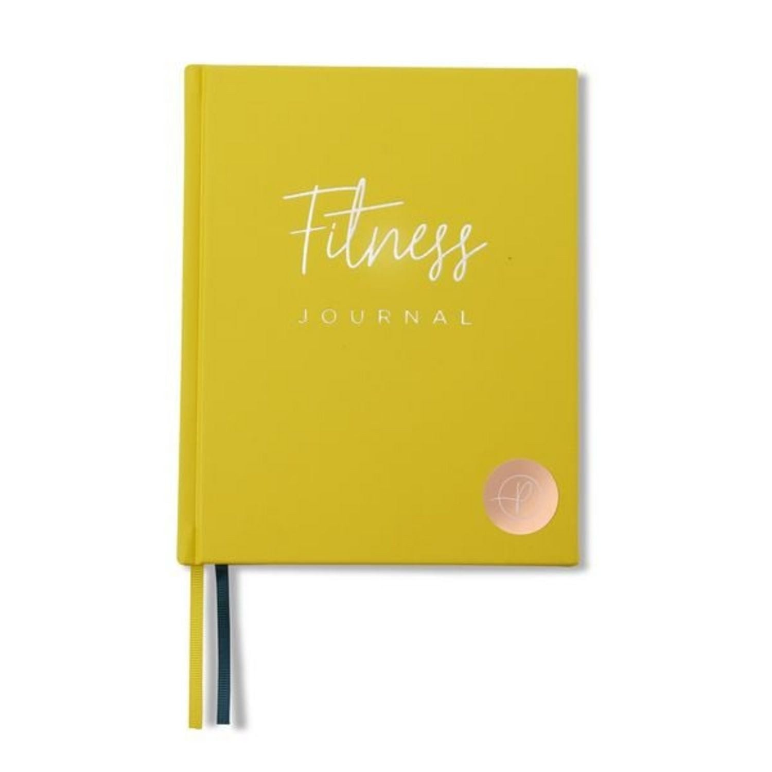 Briefpapier Tagebuch ""Fitness Journal"", gelb