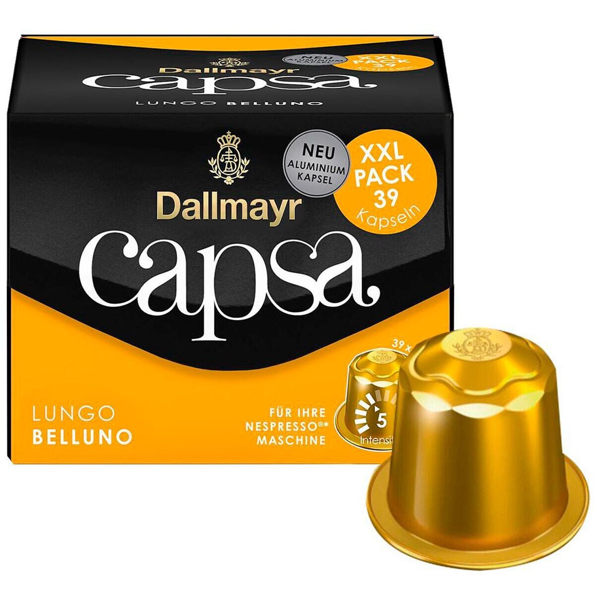 DALLMAYR Kaffee capsa Lungo Belluno, 39 Kapseln