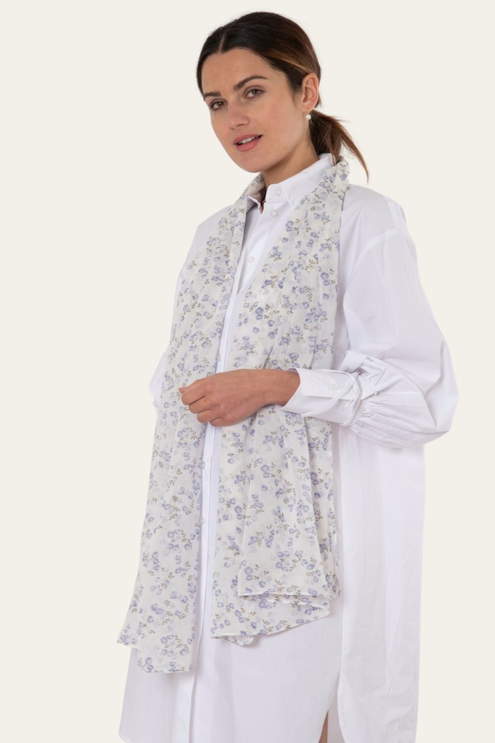 MayTree Modeschal leichter Chiffonschal Damen Millefleurs günstig online kaufen