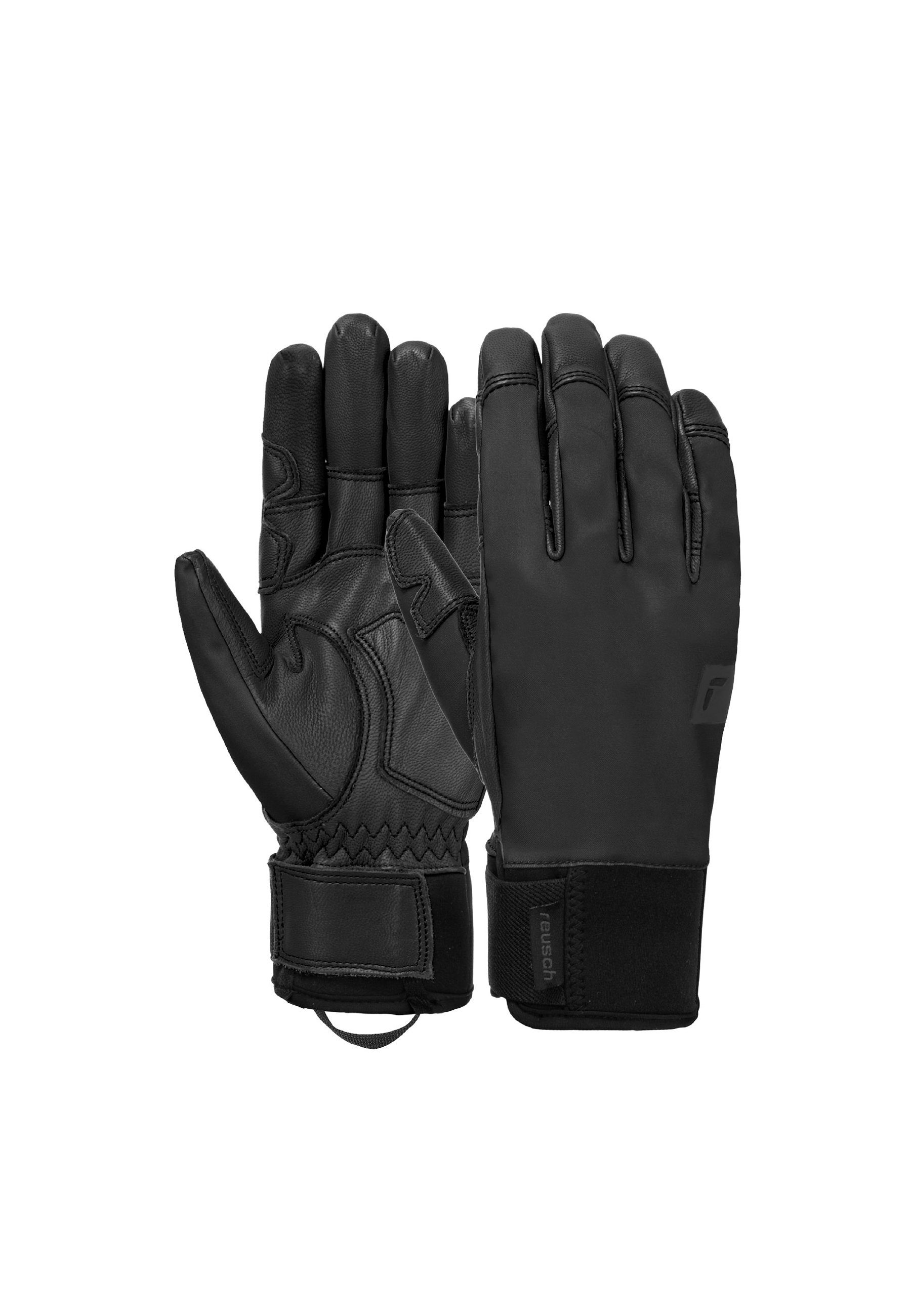 Reusch Skihandschuhe Alp-X TOUCH-TEC™ winddicht, schwarz atmungsaktiv