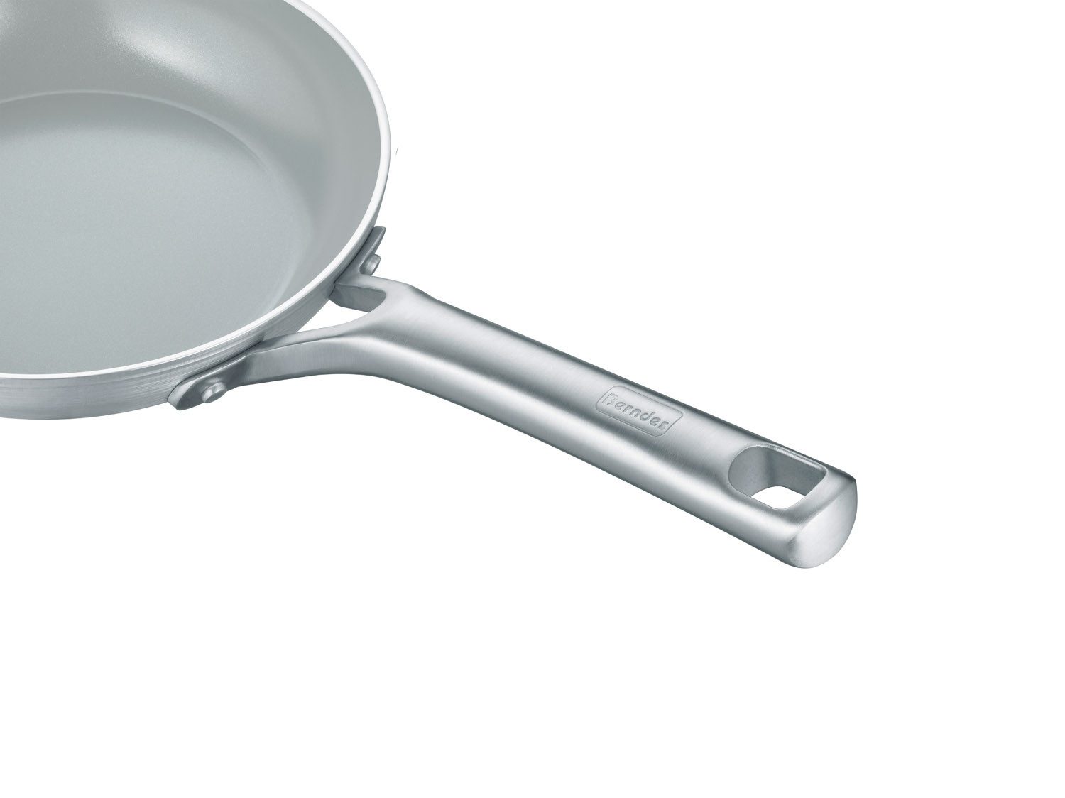 Berndes Bratpfanne B.FREE, Ø 20 cm, Edelstahlgriff, Induktion, Aluminium, Antihaft-Quarzversiegelung, hitzebeständig bis 400 °C
