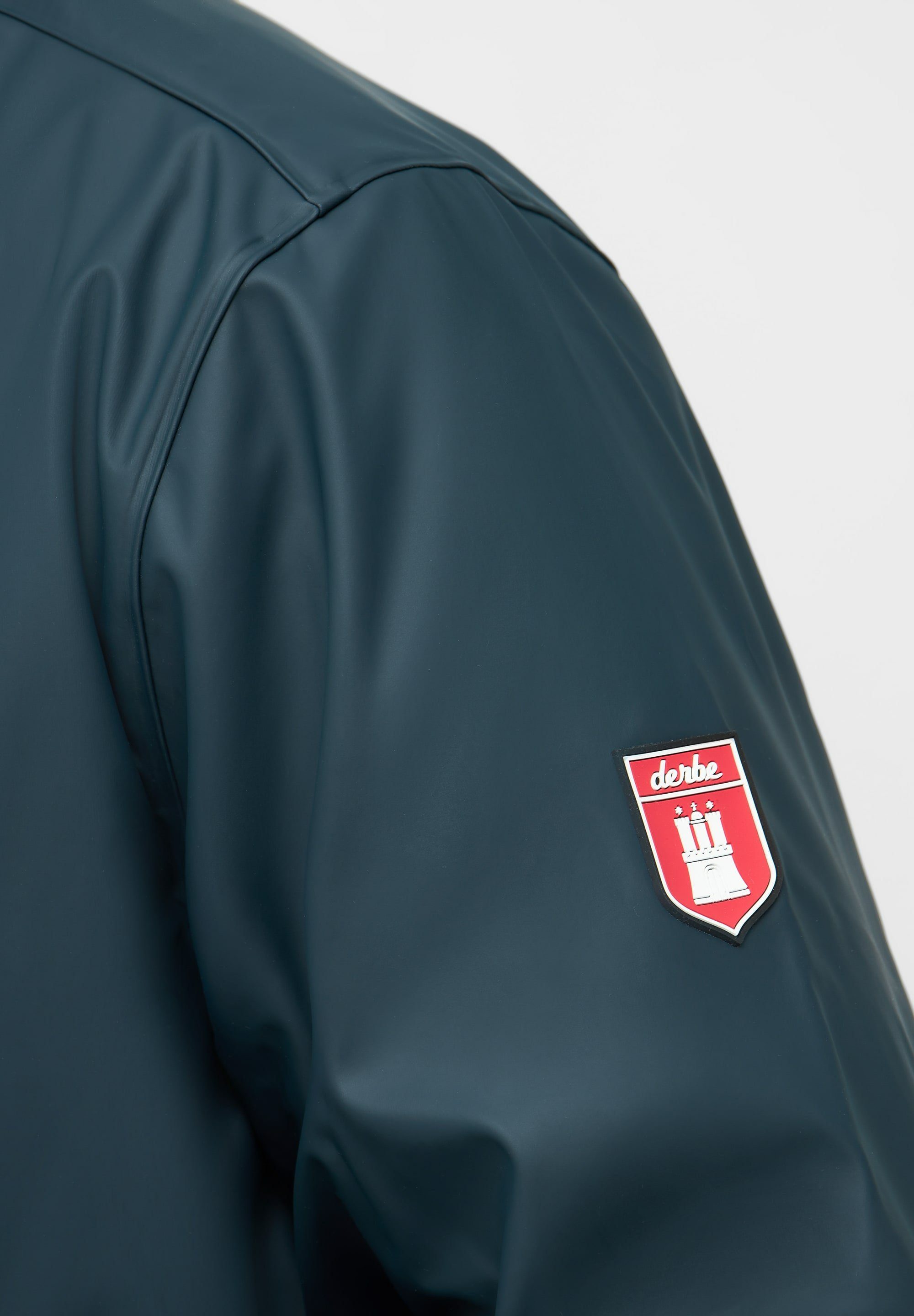 Derbe Regen- und Matschjacke Passby Wasserabweisend, winddicht, gestreiftes Innenfutter