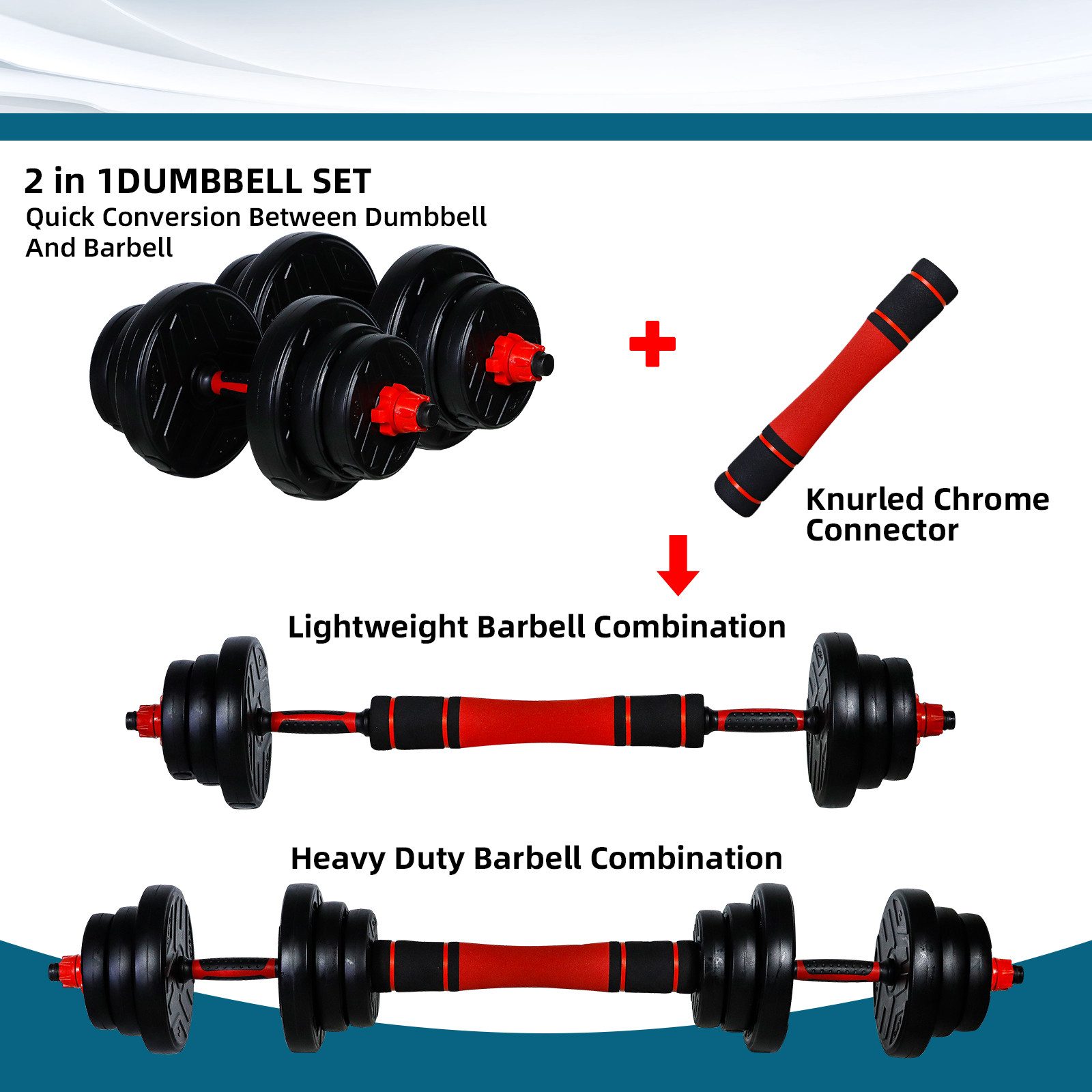 CCLIFE Hantel-Set Hantel Kurzhantel set Dumbbell verstellbar 20/25/30/40kg