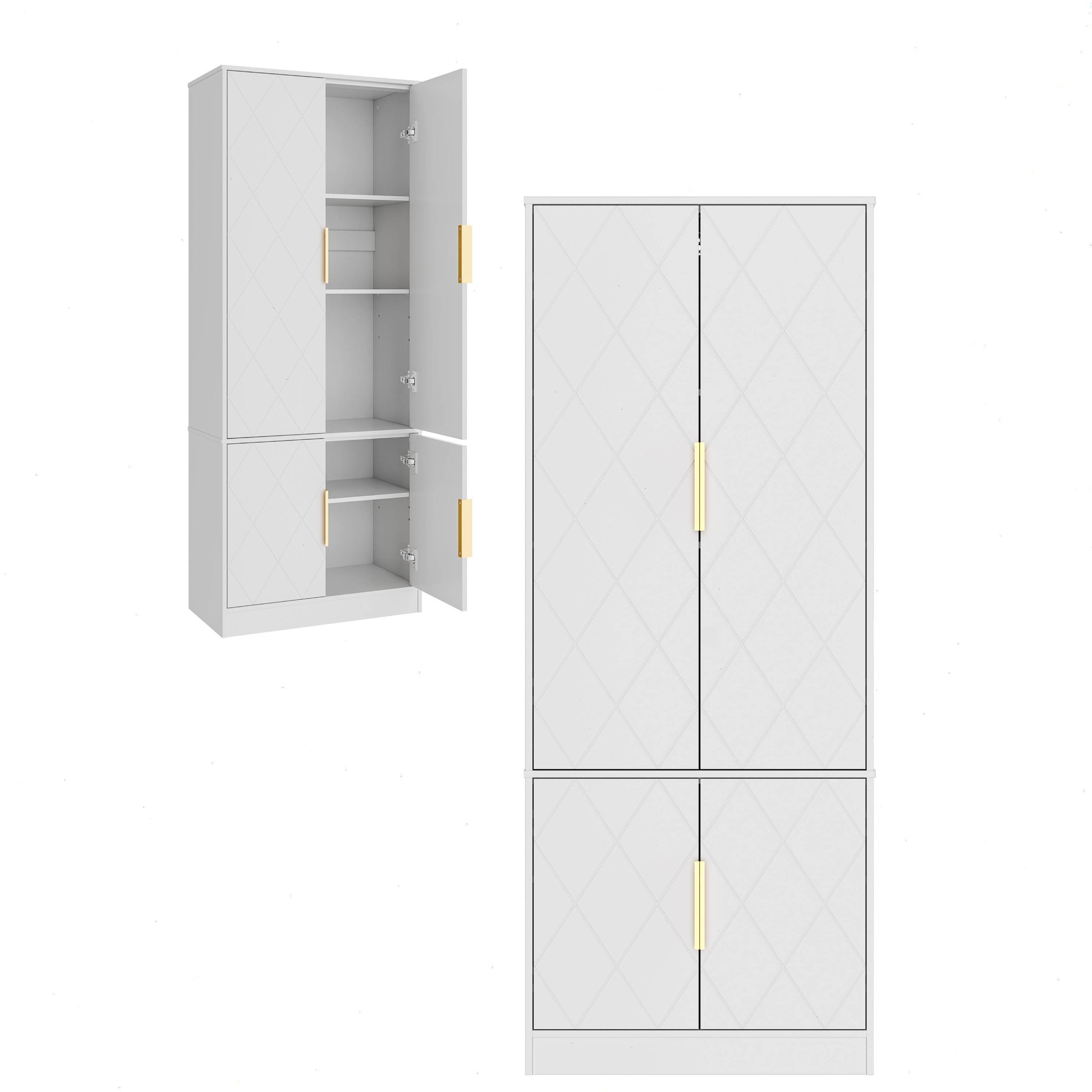 UEV Hochschrank mit 4 Türen, Kücheschrank, günstig online kaufen