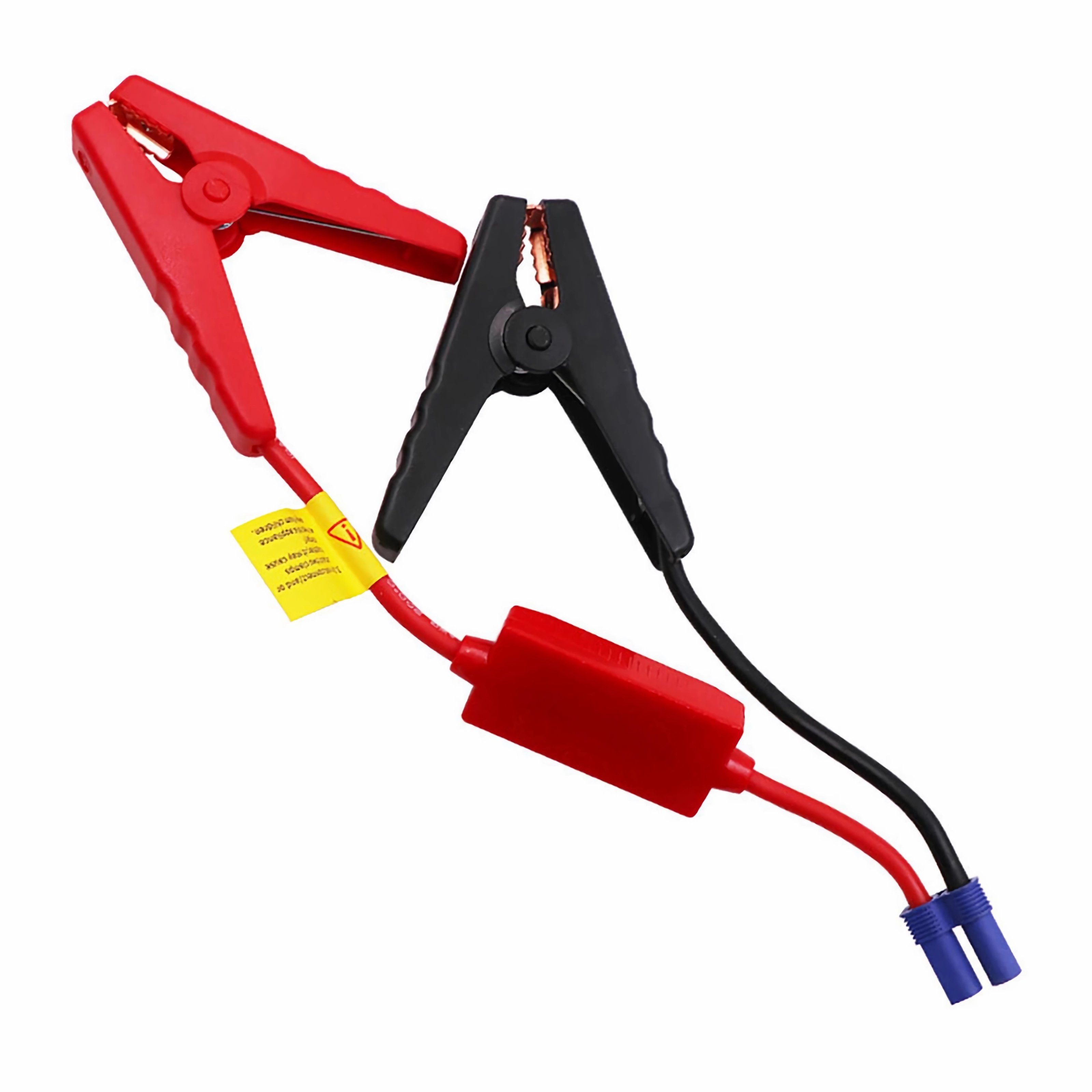Bolwins N27 Auto EC5 Starthilfekabel Batterieklemmen Notfall Starter Booster Autoladekabel, EC5 Stecker, Krokodilklemmen (32 cm), starke Kupferklemmen, verpolungssicher
