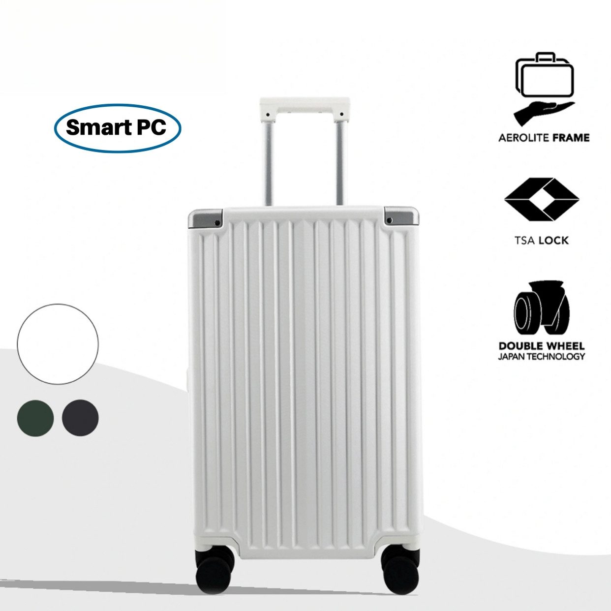 Super Solu Hartschalen-Trolley Alu-Rahmen Hartschalenkoffer aus günstig online kaufen