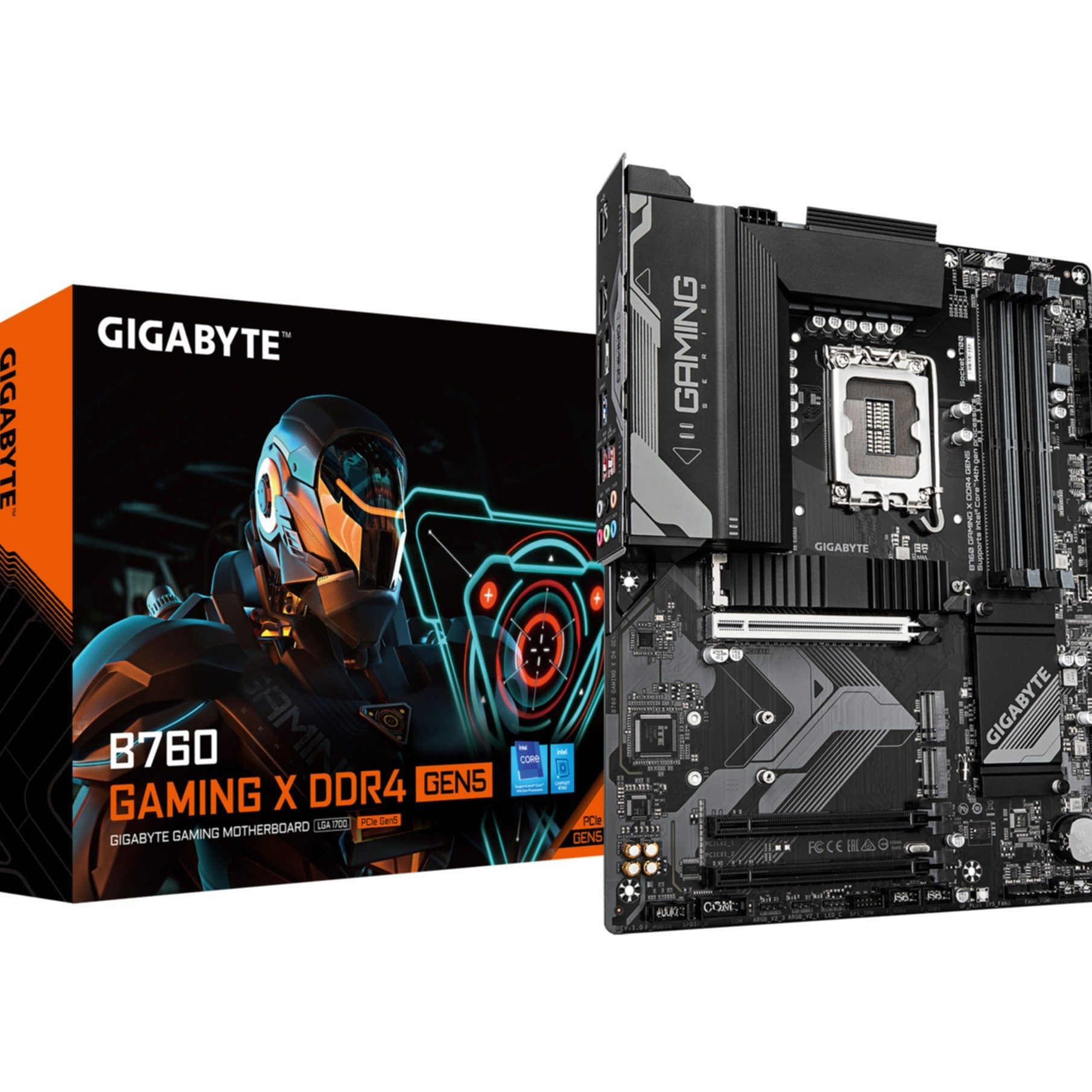 Gigabyte B760 GAMING X DDR4 GEN5 Mainboard – Unterstützt Intel Core Prozessoren Mainboard