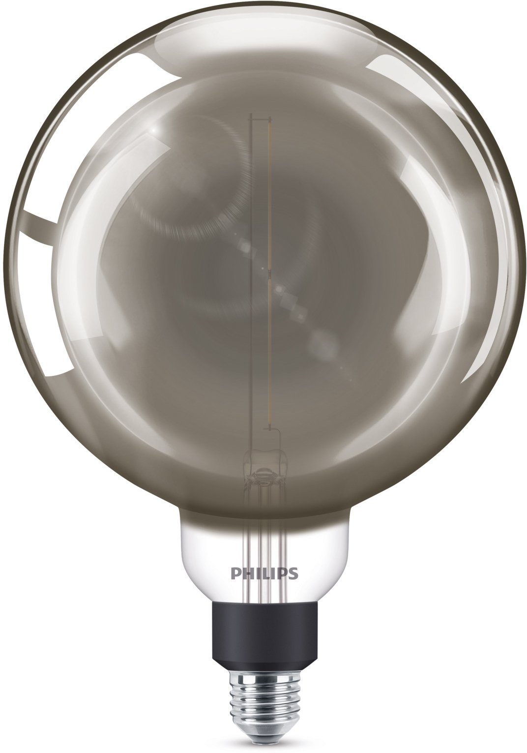 Philips LED-Leuchtmittel Vintage, E27, 1 St., Warmweiß, LED Lampe XL-Globe 25W E27 dimmbar smoky 1er