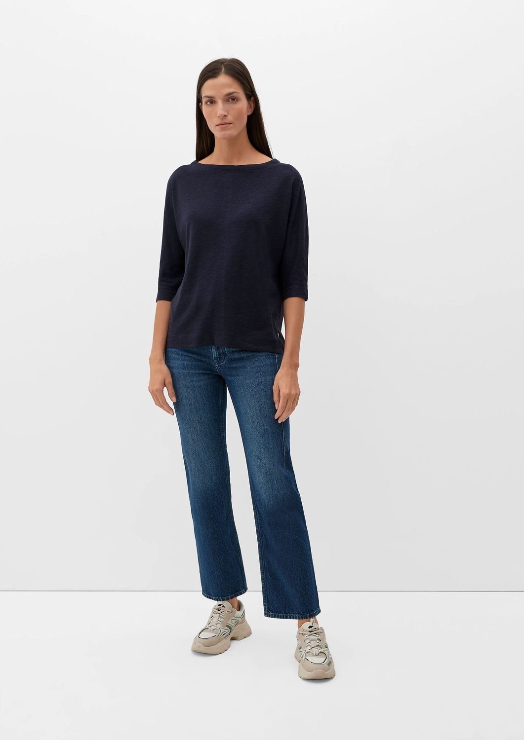 s.Oliver T-Shirt Basic mit U-Boot-Ausschnitt