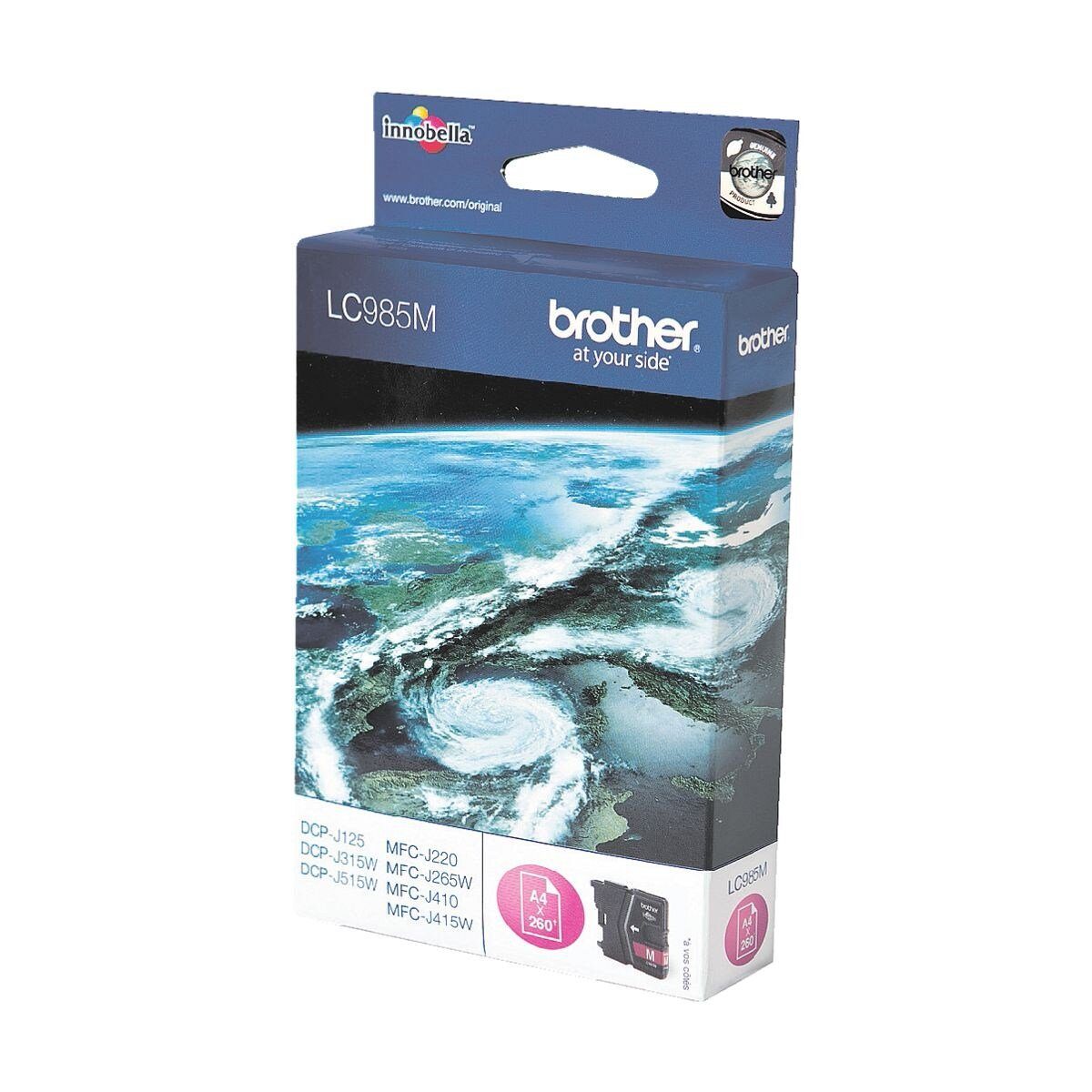Brother LC-985M Tintenpatrone (Original Druckerpatrone, magenta)
