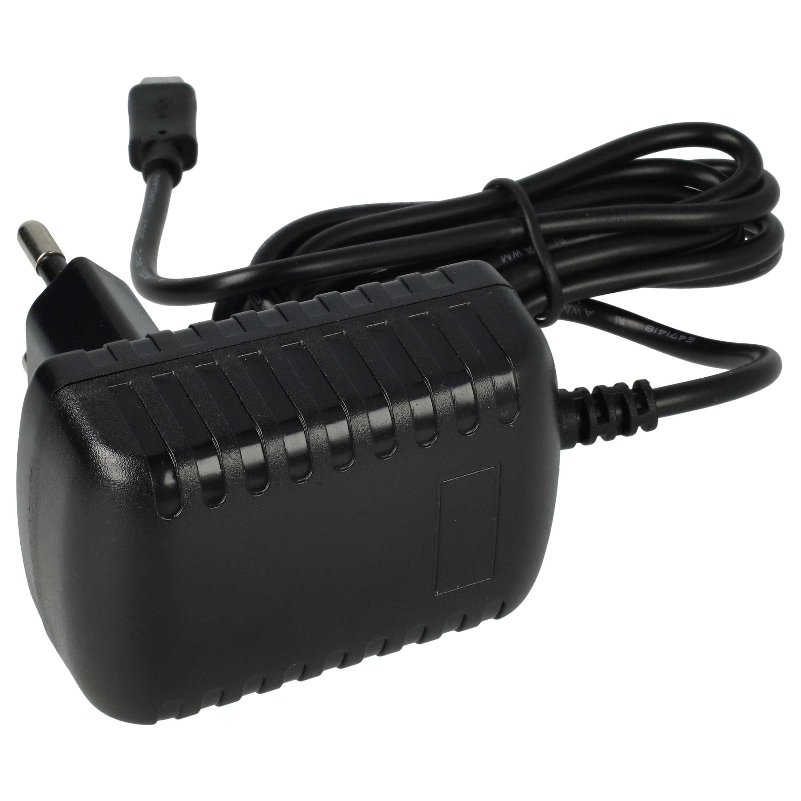 vhbw für diverse Kleingeräte USB-Ladegerät (Effizientes Micro USB Ladekabel mit Netzteil, Zum Aufladen von vielen) – Bild 2 von 5