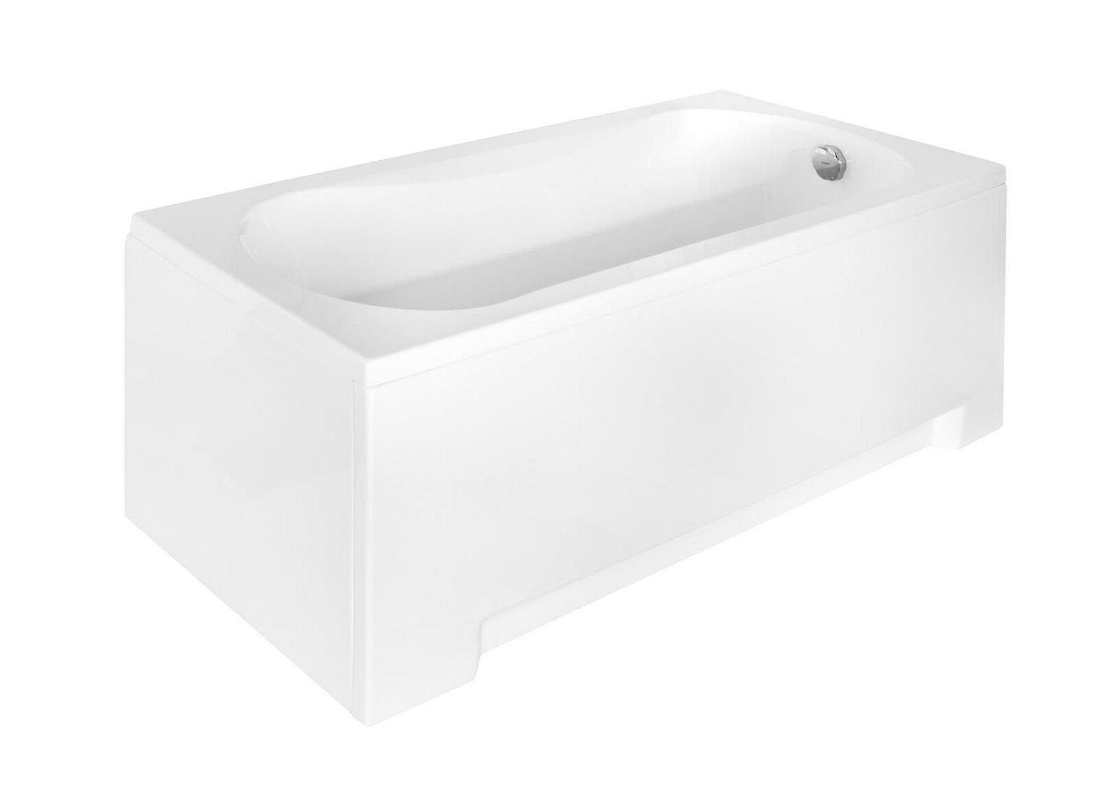 Xlmoebel Badewanne Moderne weiße Badewanne aus hochwertigem Material, Hergestellt in Europa